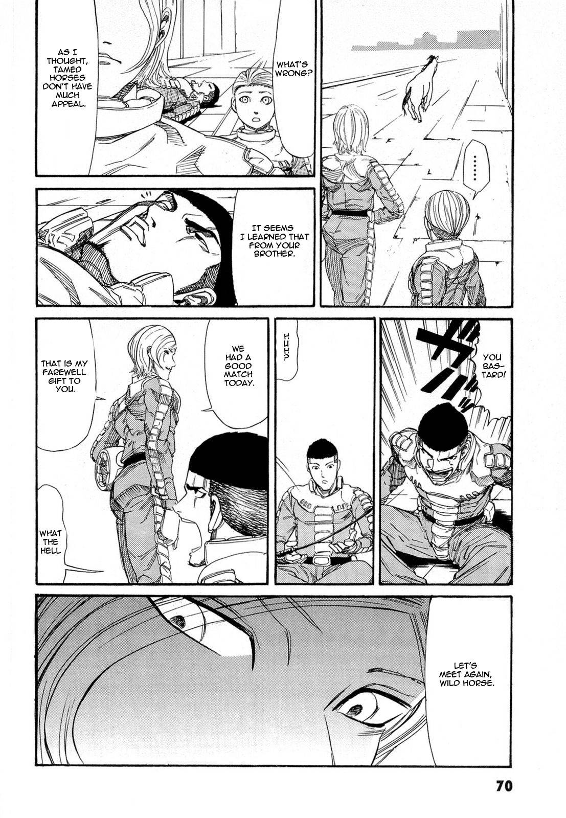 Kidou Senshi Gundam Aggai - Hokubei Oudan 2250 Mile Chapter 4 page 16 - Chapter 4: Wild Horse
