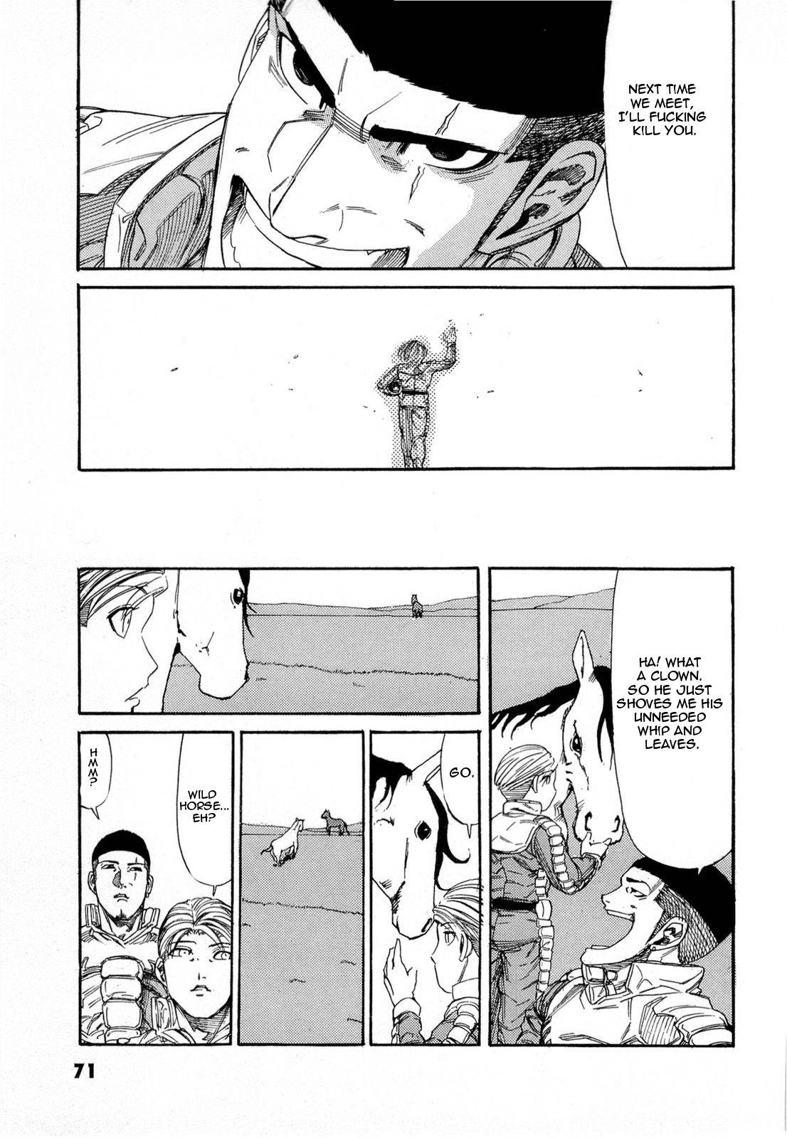 Kidou Senshi Gundam Aggai - Hokubei Oudan 2250 Mile Chapter 4 page 17 - Chapter 4: Wild Horse