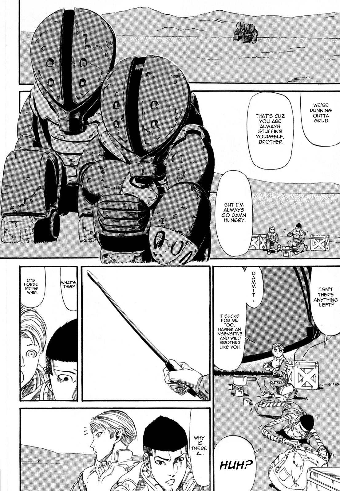 Kidou Senshi Gundam Aggai - Hokubei Oudan 2250 Mile Chapter 4 page 2 - Chapter 4: Wild Horse