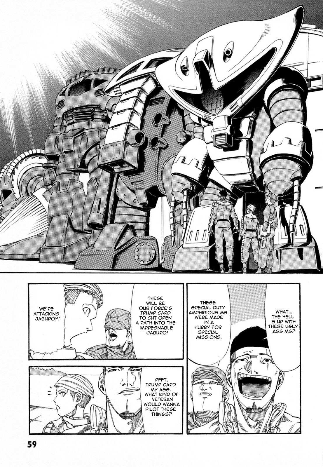 Kidou Senshi Gundam Aggai - Hokubei Oudan 2250 Mile Chapter 4 page 5 - Chapter 4: Wild Horse