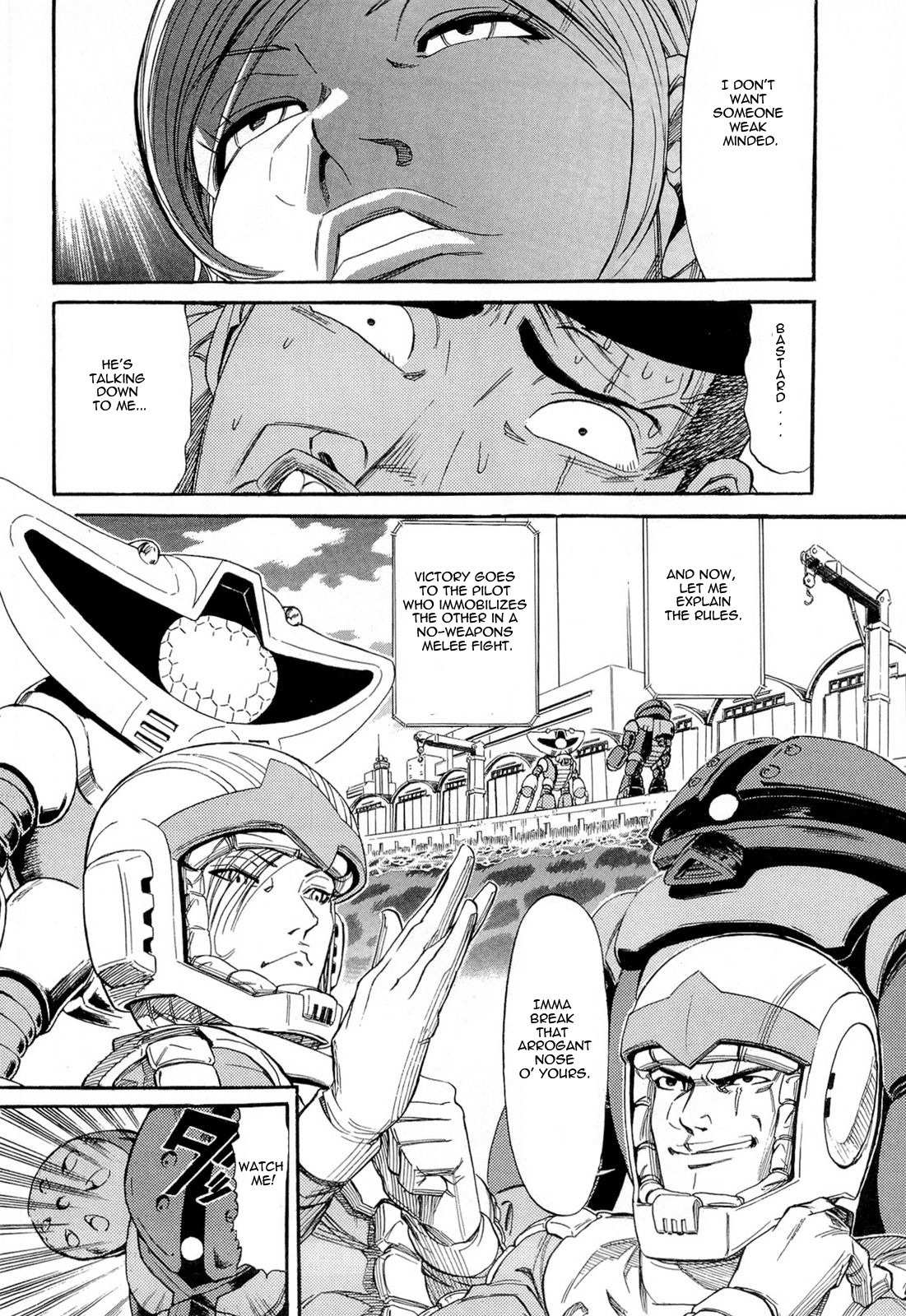 Kidou Senshi Gundam Aggai - Hokubei Oudan 2250 Mile Chapter 4 page 8 - Chapter 4: Wild Horse