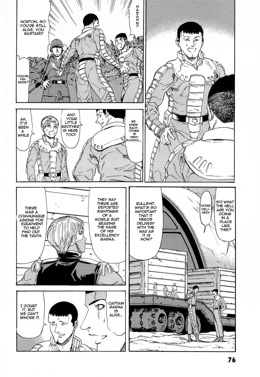 Kidou Senshi Gundam Aggai - Hokubei Oudan 2250 Mile Chapter 5 page 4 - Chapter 5: Christmas Tree