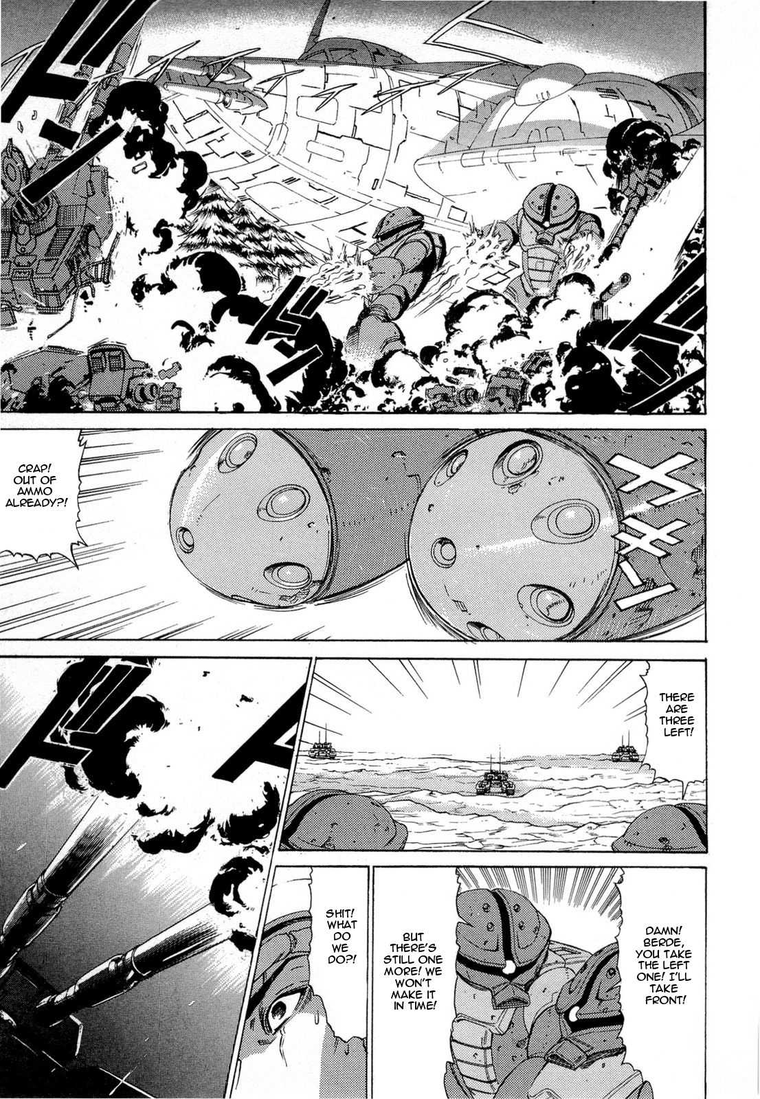 Kidou Senshi Gundam Aggai - Hokubei Oudan 2250 Mile Chapter 5 page 9 - Chapter 5: Christmas Tree