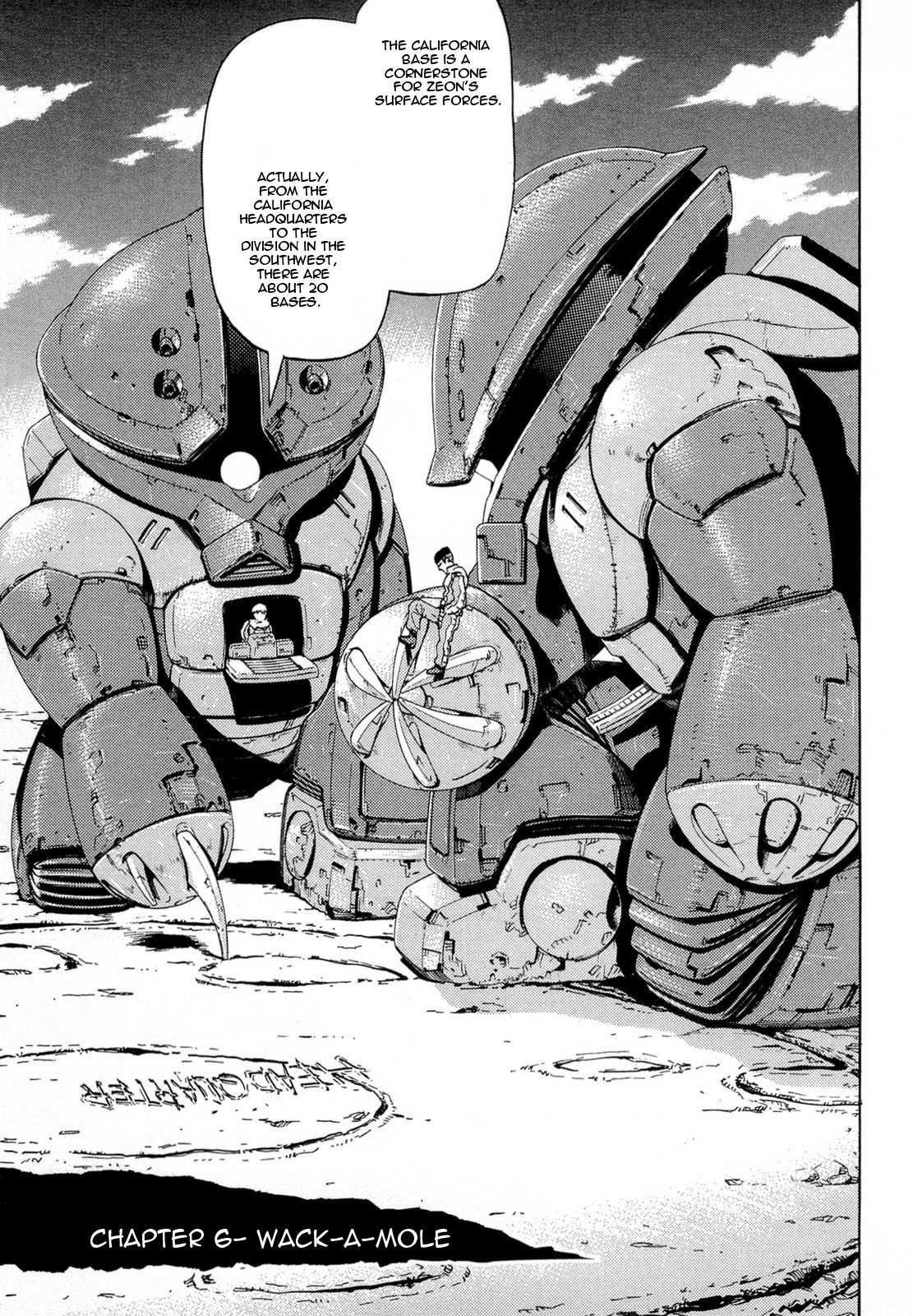 Kidou Senshi Gundam Aggai - Hokubei Oudan 2250 Mile Chapter 6 page 1 - Chapter 6: Wack-A-Mole
