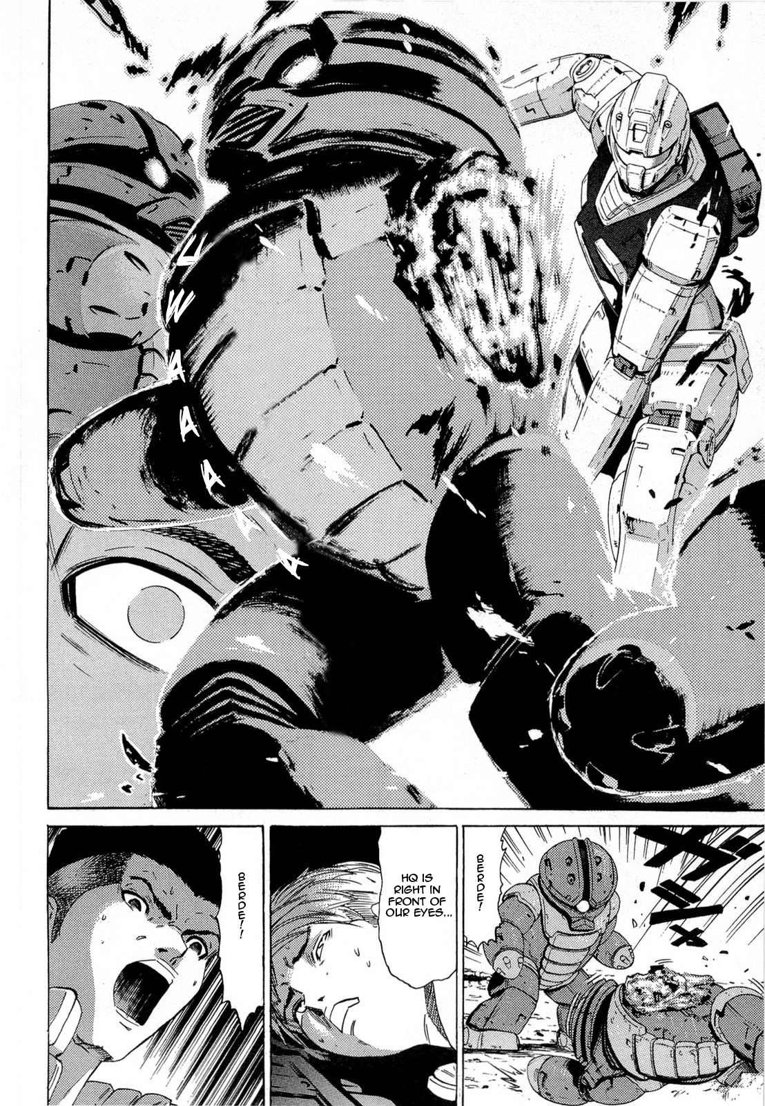 Kidou Senshi Gundam Aggai - Hokubei Oudan 2250 Mile Chapter 6 page 10 - Chapter 6: Wack-A-Mole