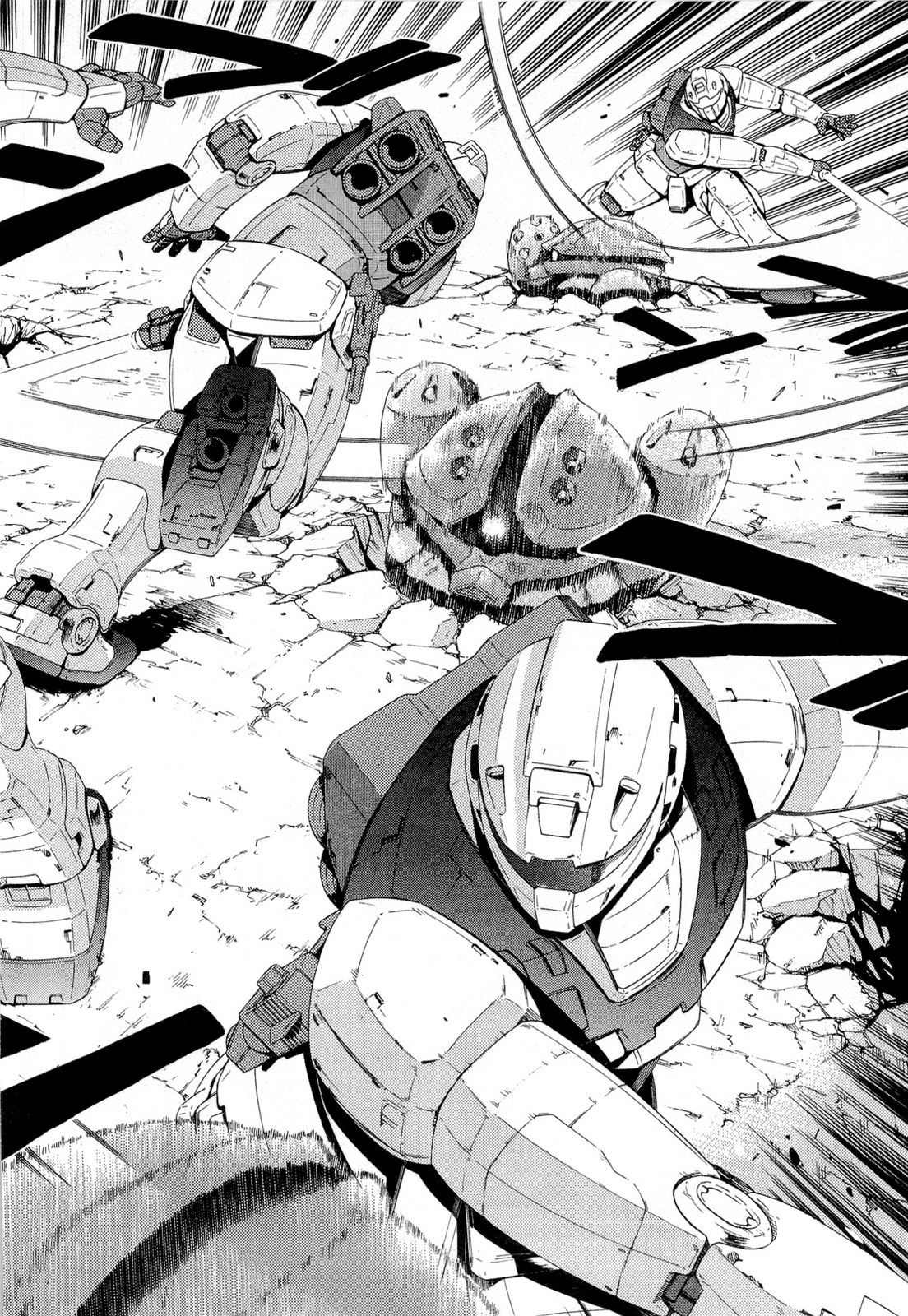 Kidou Senshi Gundam Aggai - Hokubei Oudan 2250 Mile Chapter 6 page 12 - Chapter 6: Wack-A-Mole