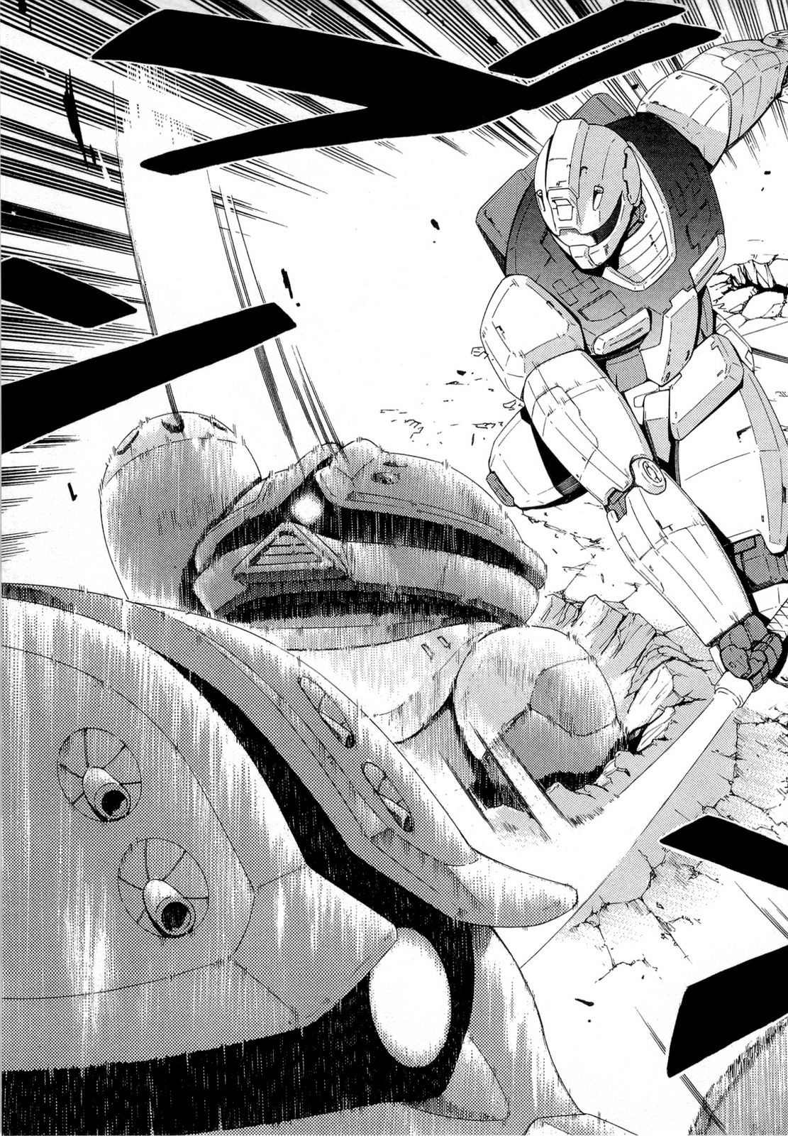 Kidou Senshi Gundam Aggai - Hokubei Oudan 2250 Mile Chapter 6 page 13 - Chapter 6: Wack-A-Mole