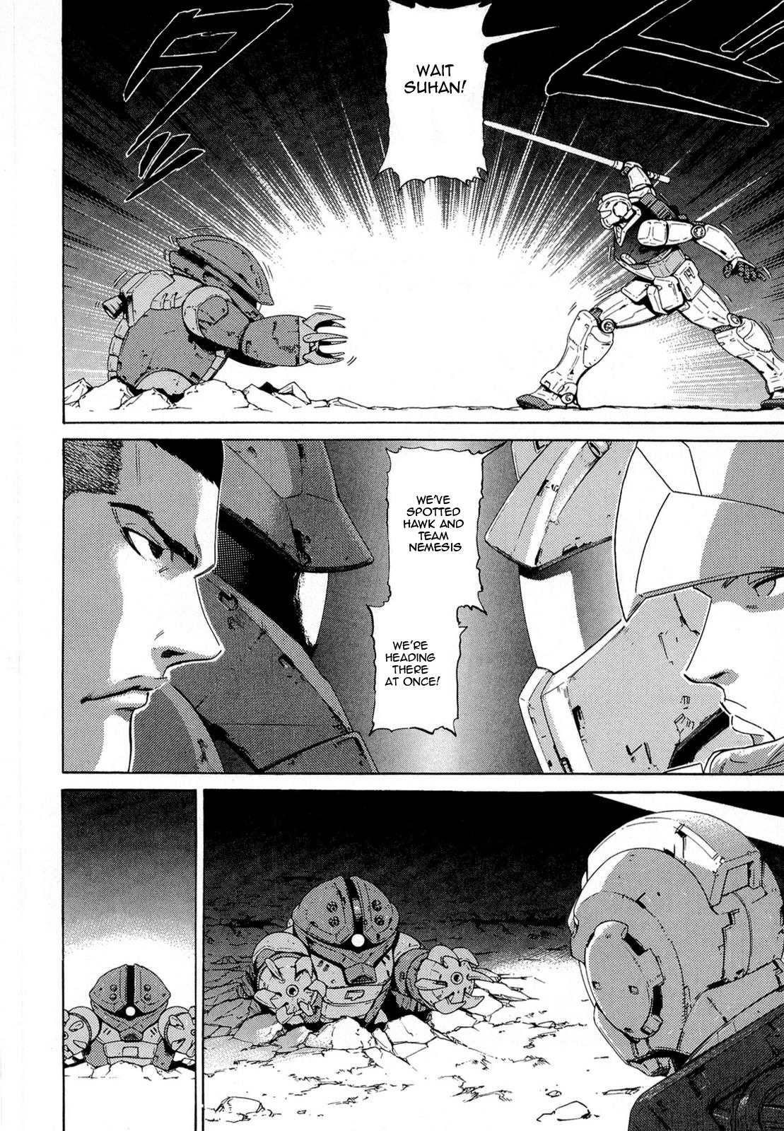 Kidou Senshi Gundam Aggai - Hokubei Oudan 2250 Mile Chapter 6 page 16 - Chapter 6: Wack-A-Mole