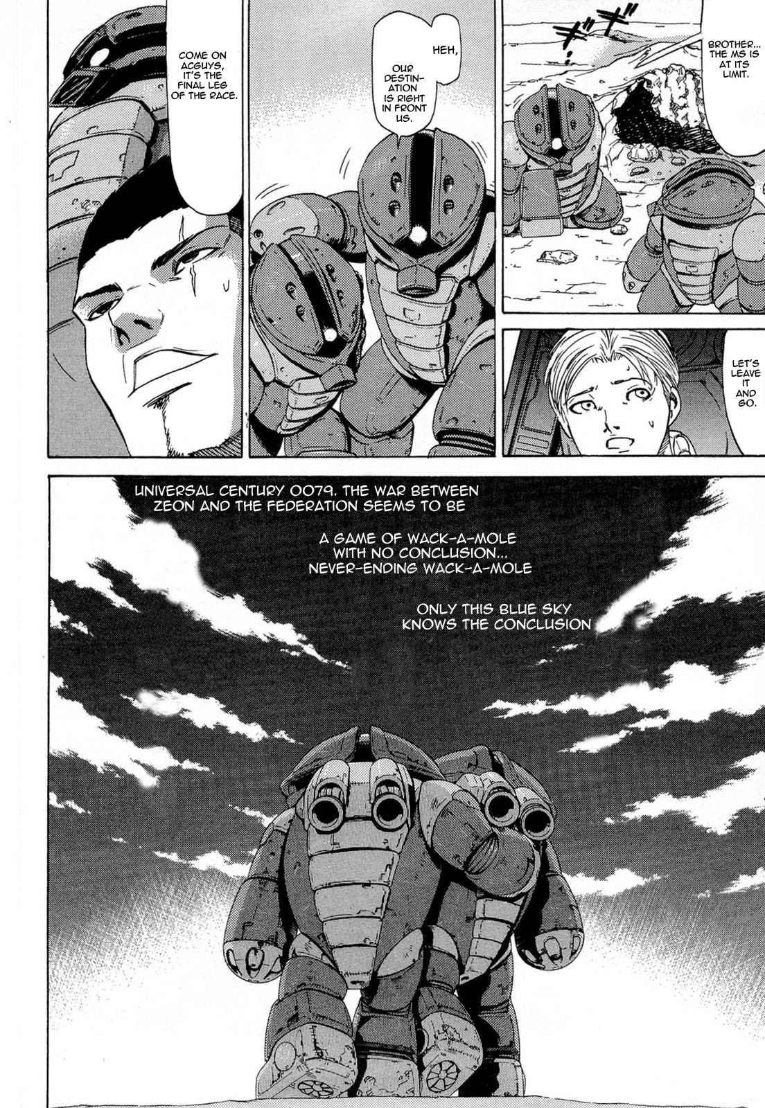 Kidou Senshi Gundam Aggai - Hokubei Oudan 2250 Mile Chapter 6 page 18 - Chapter 6: Wack-A-Mole