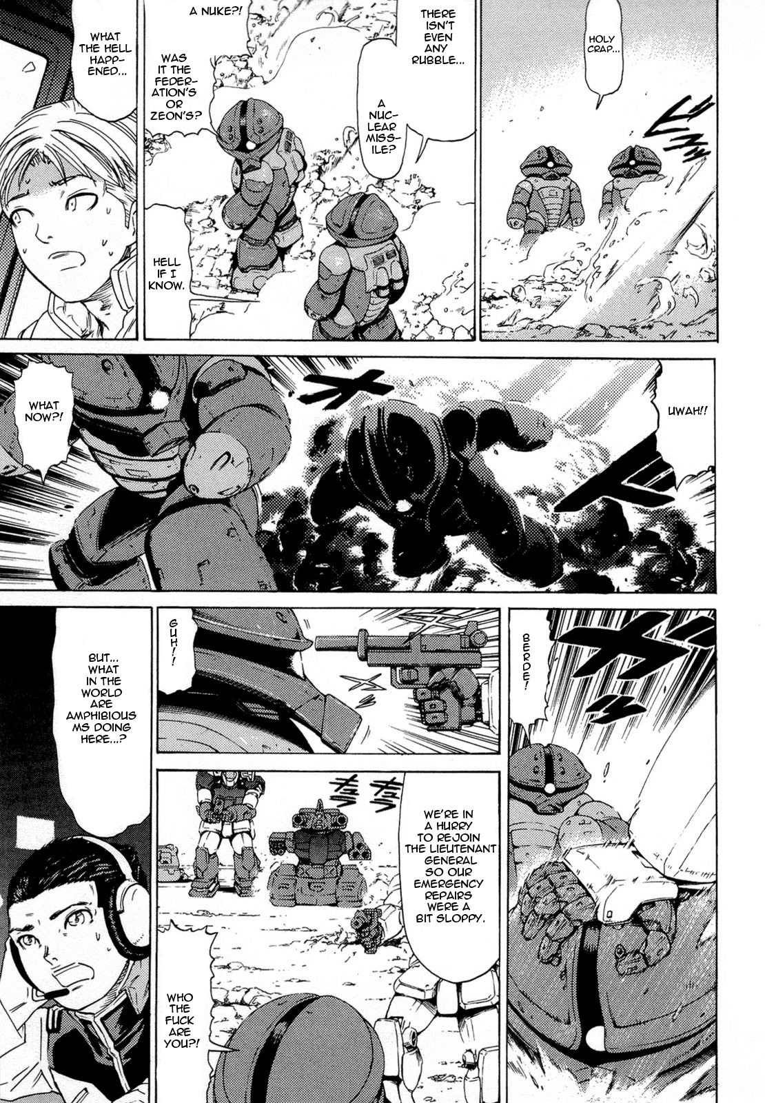 Kidou Senshi Gundam Aggai - Hokubei Oudan 2250 Mile Chapter 6 page 5 - Chapter 6: Wack-A-Mole