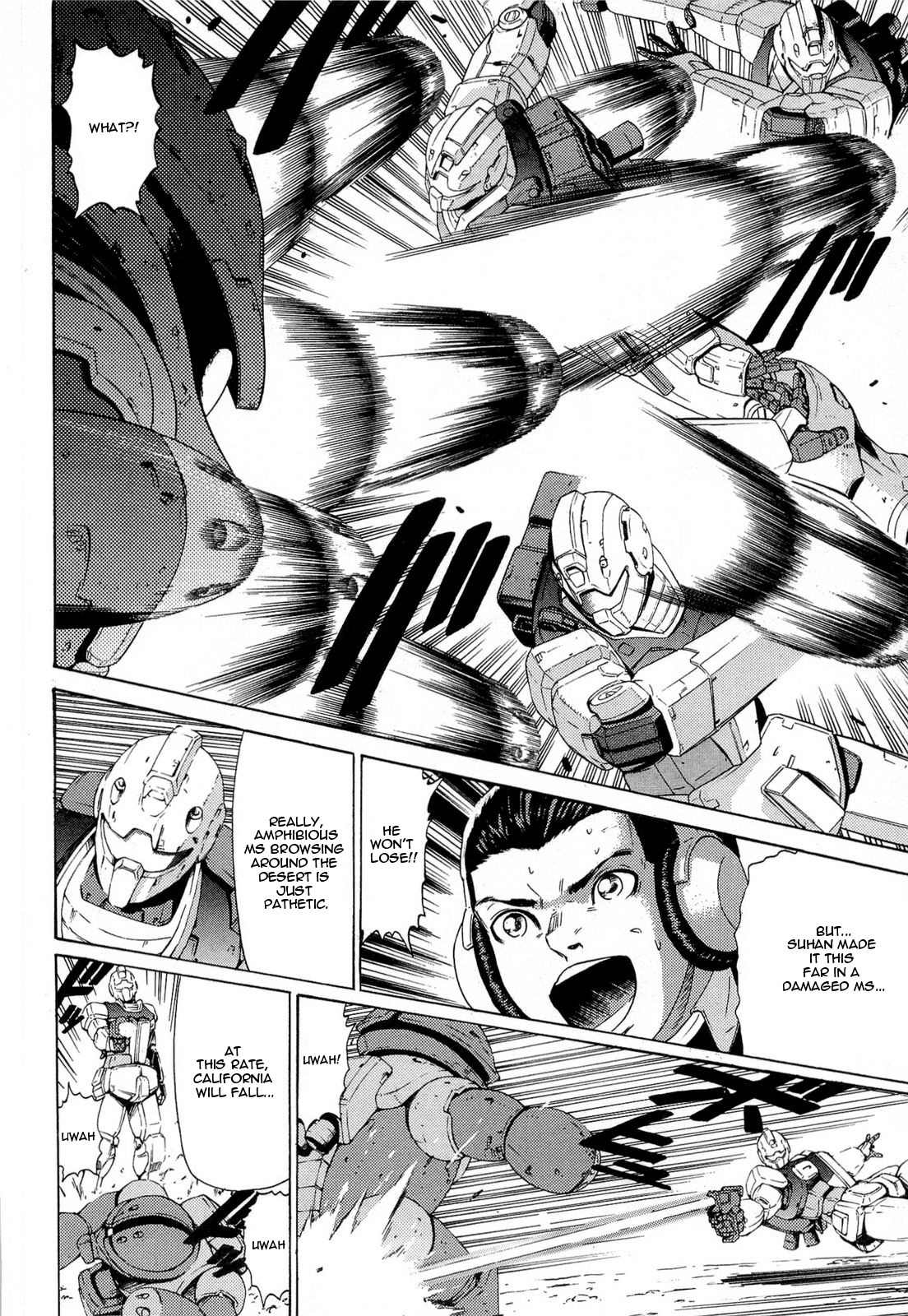 Kidou Senshi Gundam Aggai - Hokubei Oudan 2250 Mile Chapter 6 page 8 - Chapter 6: Wack-A-Mole