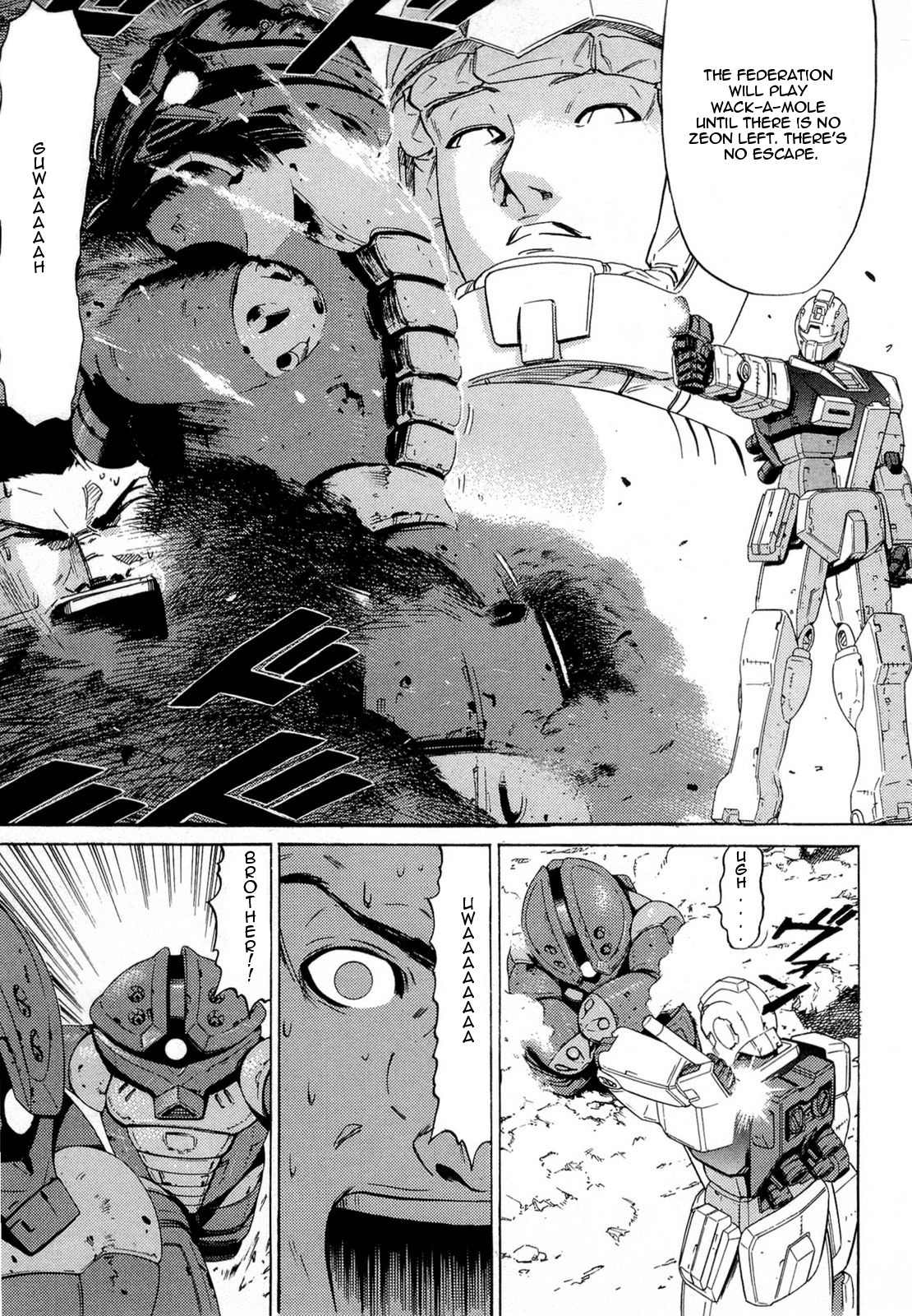 Kidou Senshi Gundam Aggai - Hokubei Oudan 2250 Mile Chapter 6 page 9 - Chapter 6: Wack-A-Mole