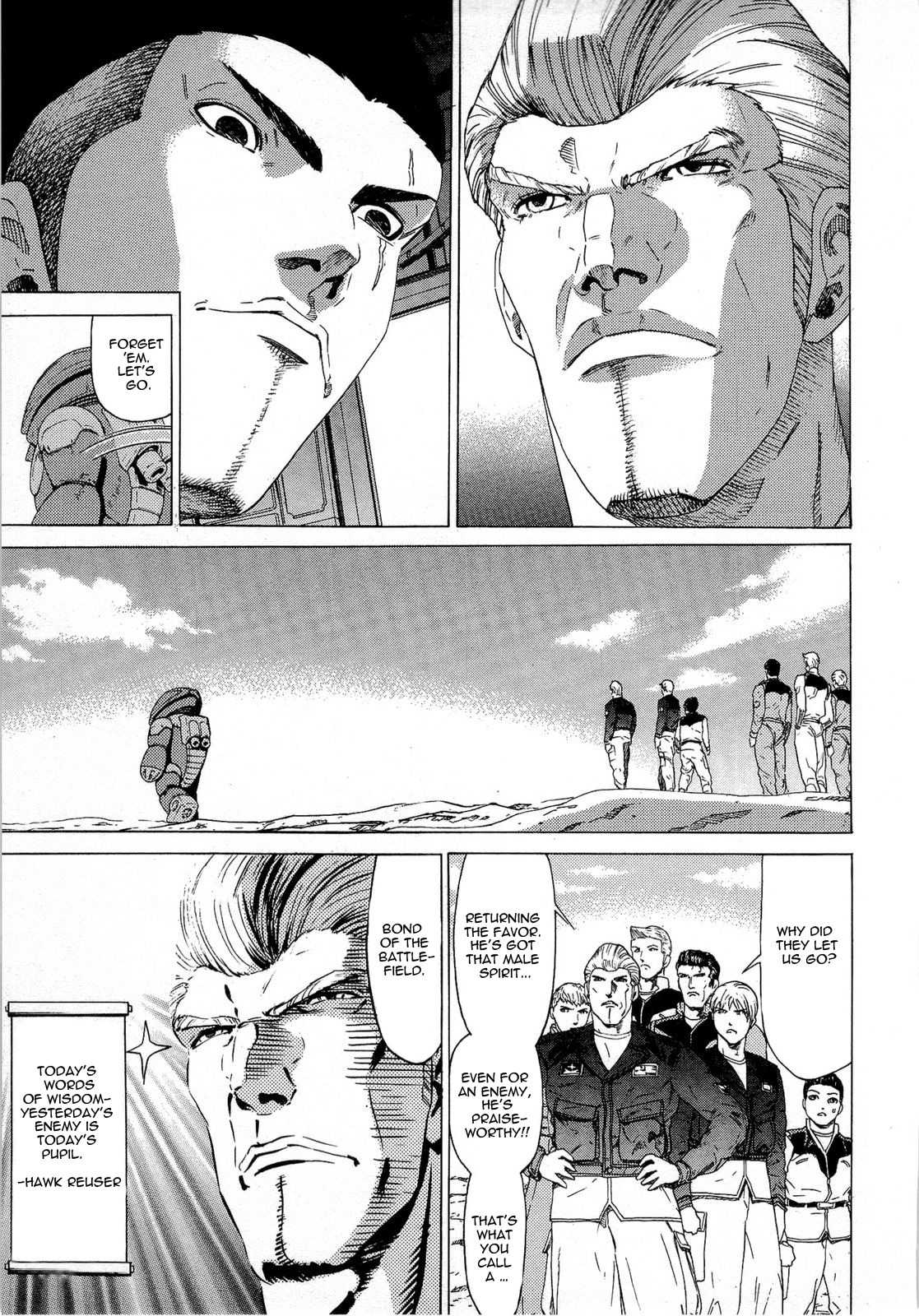 Kidou Senshi Gundam Aggai - Hokubei Oudan 2250 Mile Chapter 7 page 17 - Chapter 7: Rescue