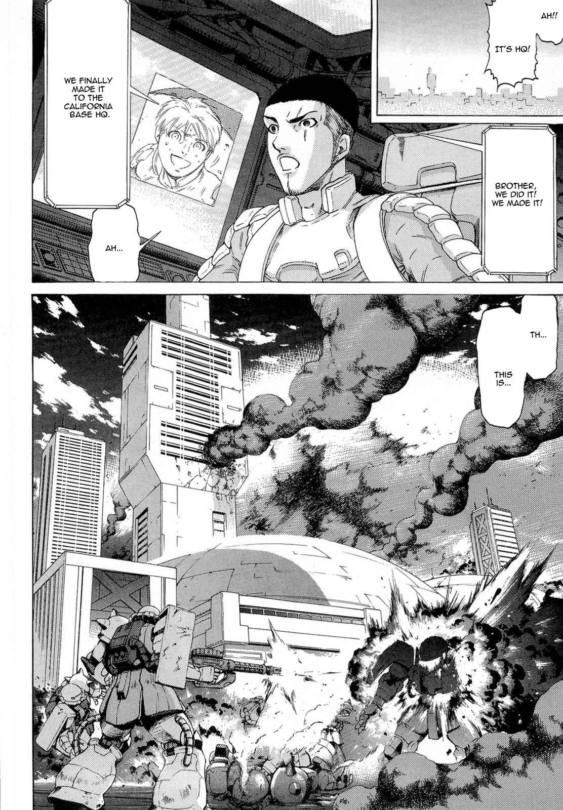 Kidou Senshi Gundam Aggai - Hokubei Oudan 2250 Mile Chapter 7 page 18 - Chapter 7: Rescue
