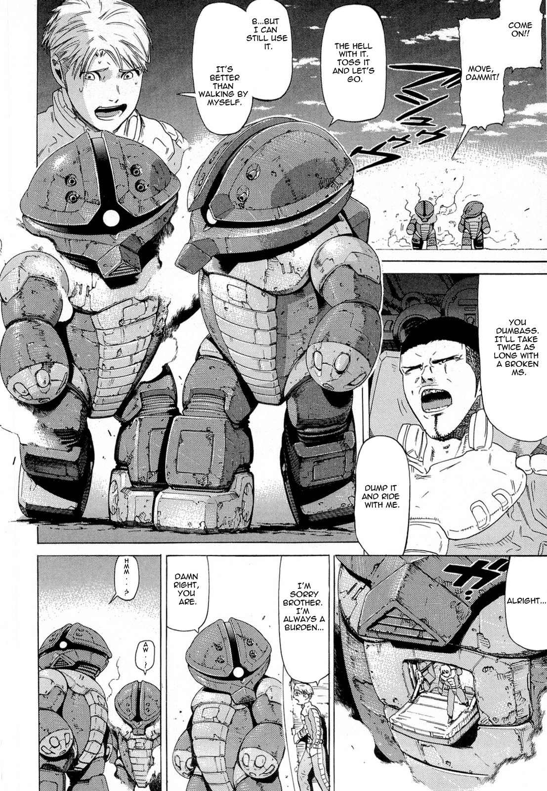 Kidou Senshi Gundam Aggai - Hokubei Oudan 2250 Mile Chapter 7 page 2 - Chapter 7: Rescue