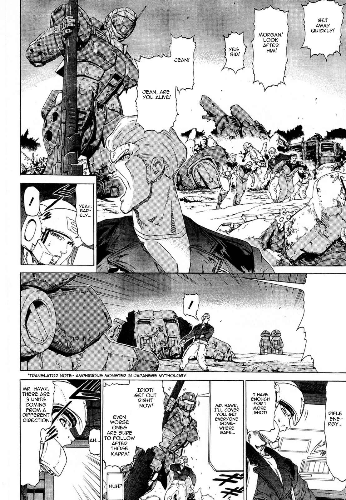 Kidou Senshi Gundam Aggai - Hokubei Oudan 2250 Mile Chapter 7 page 4 - Chapter 7: Rescue