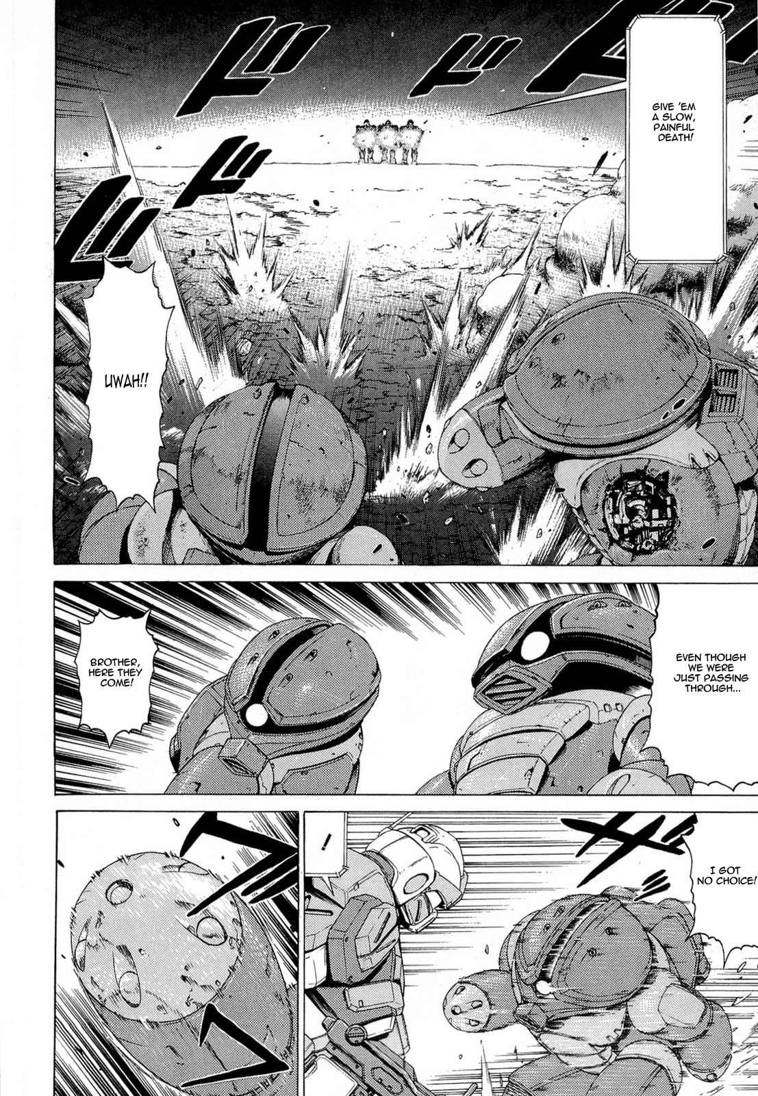 Kidou Senshi Gundam Aggai - Hokubei Oudan 2250 Mile Chapter 7 page 6 - Chapter 7: Rescue