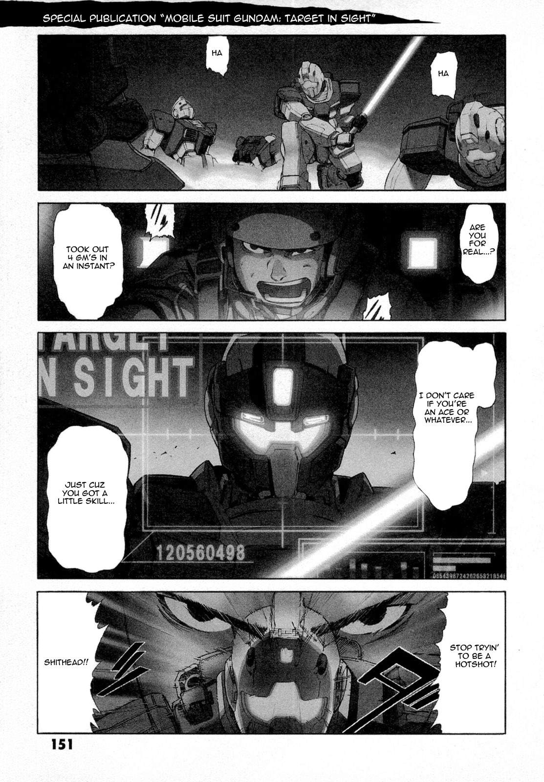Kidou Senshi Gundam Aggai - Hokubei Oudan 2250 Mile Chapter 8.5 page 1 - Chapter 8.5: Mobile Suit Gundam: Target in Sight