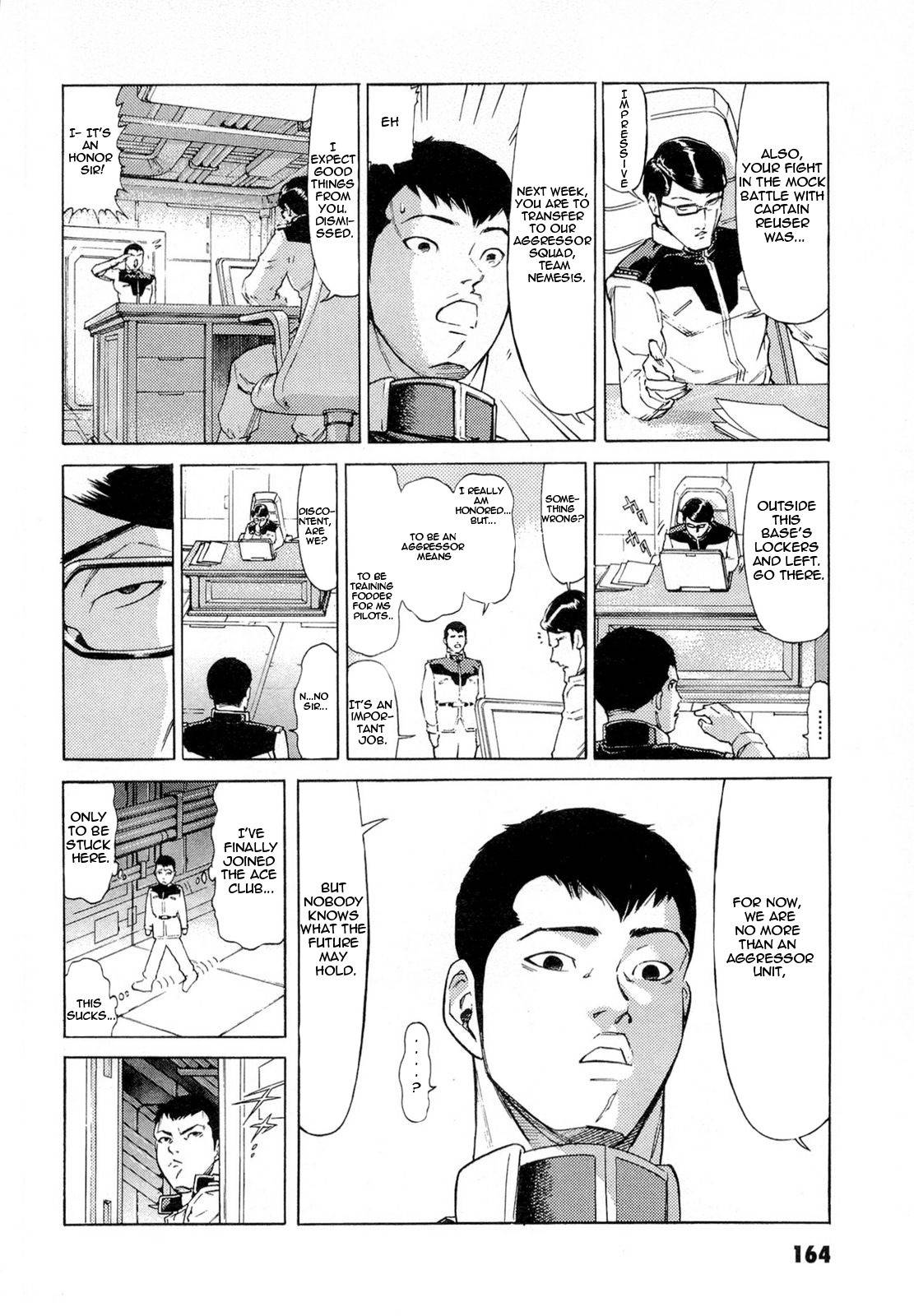 Kidou Senshi Gundam Aggai - Hokubei Oudan 2250 Mile Chapter 8.5 page 14 - Chapter 8.5: Mobile Suit Gundam: Target in Sight