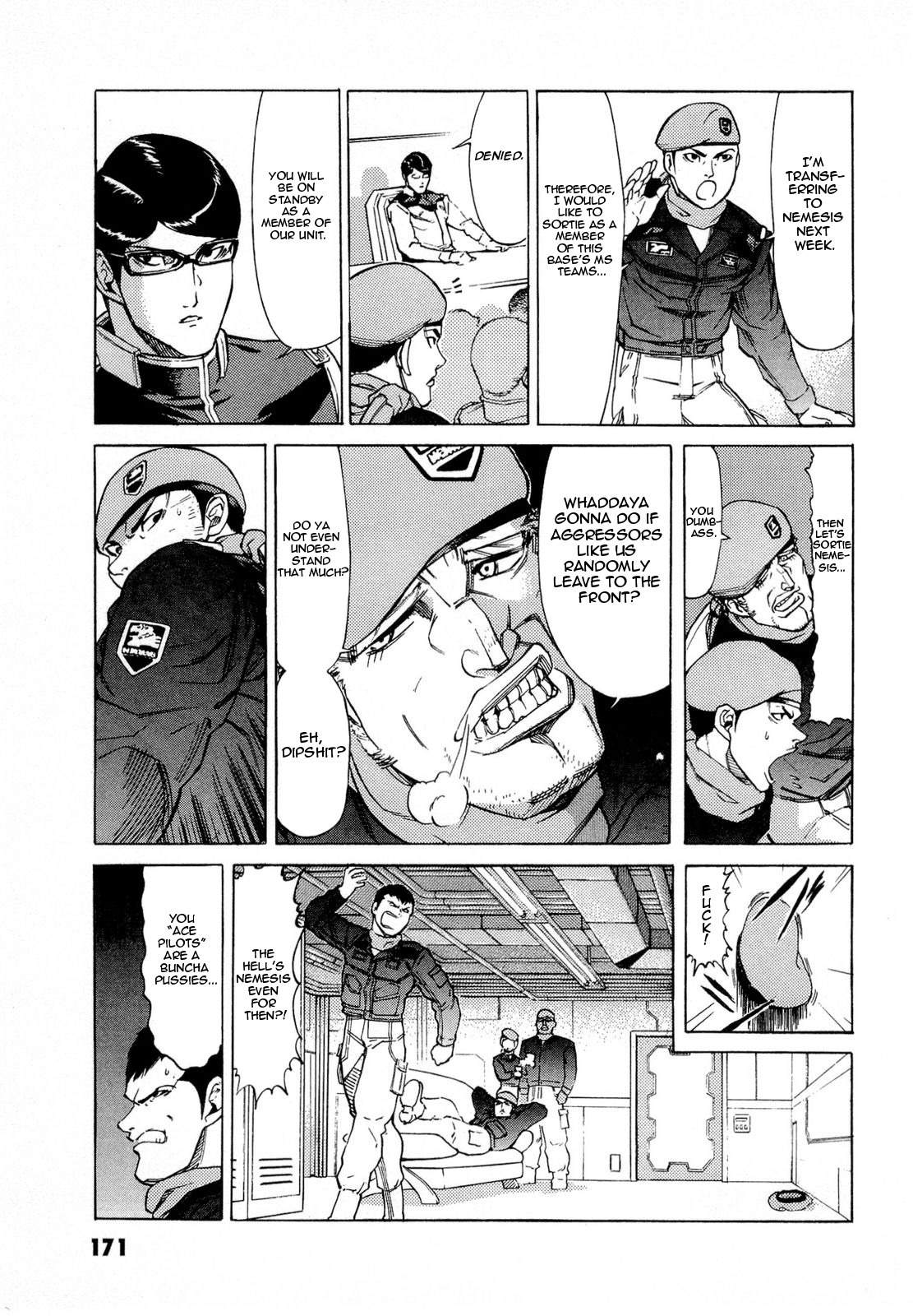 Kidou Senshi Gundam Aggai - Hokubei Oudan 2250 Mile Chapter 8.5 page 21 - Chapter 8.5: Mobile Suit Gundam: Target in Sight