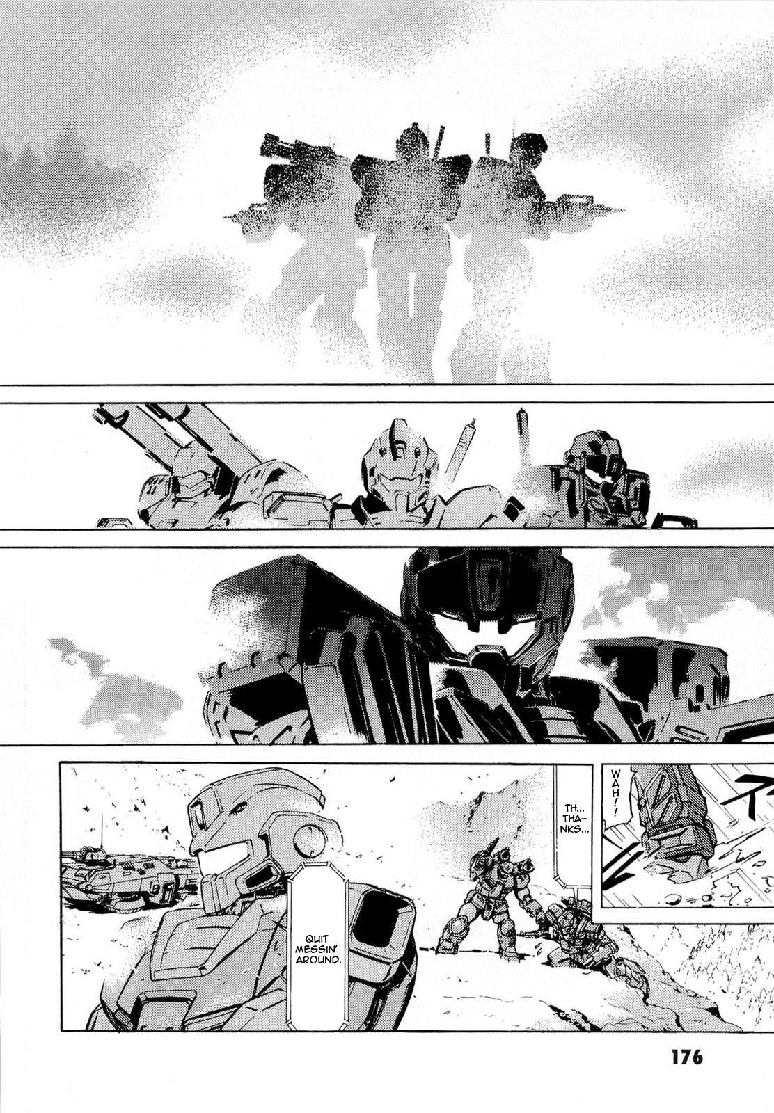 Kidou Senshi Gundam Aggai - Hokubei Oudan 2250 Mile Chapter 8.5 page 26 - Chapter 8.5: Mobile Suit Gundam: Target in Sight