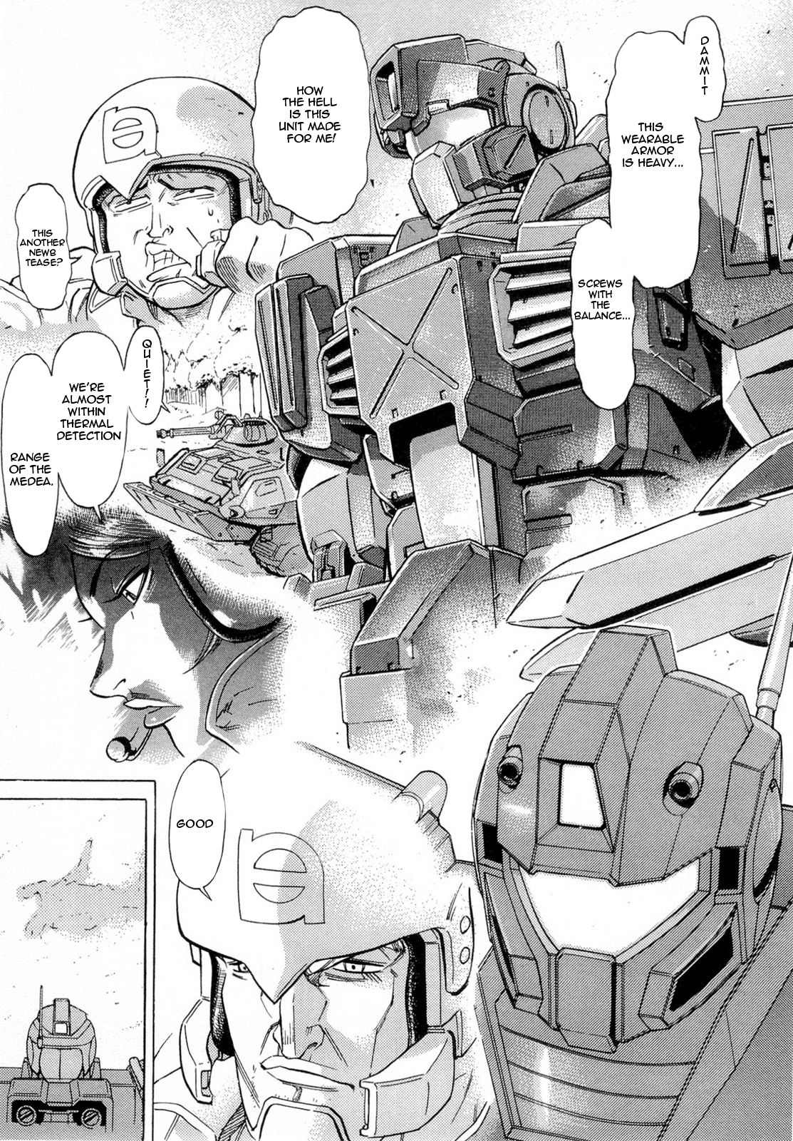 Kidou Senshi Gundam Aggai - Hokubei Oudan 2250 Mile Chapter 8.5 page 27 - Chapter 8.5: Mobile Suit Gundam: Target in Sight