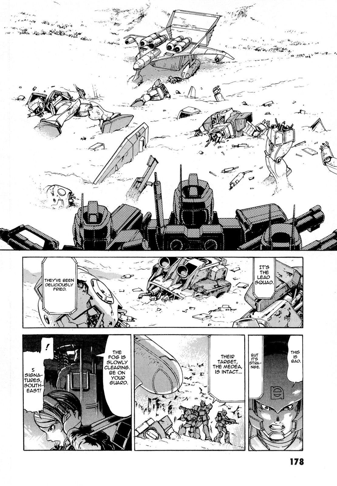 Kidou Senshi Gundam Aggai - Hokubei Oudan 2250 Mile Chapter 8.5 page 28 - Chapter 8.5: Mobile Suit Gundam: Target in Sight