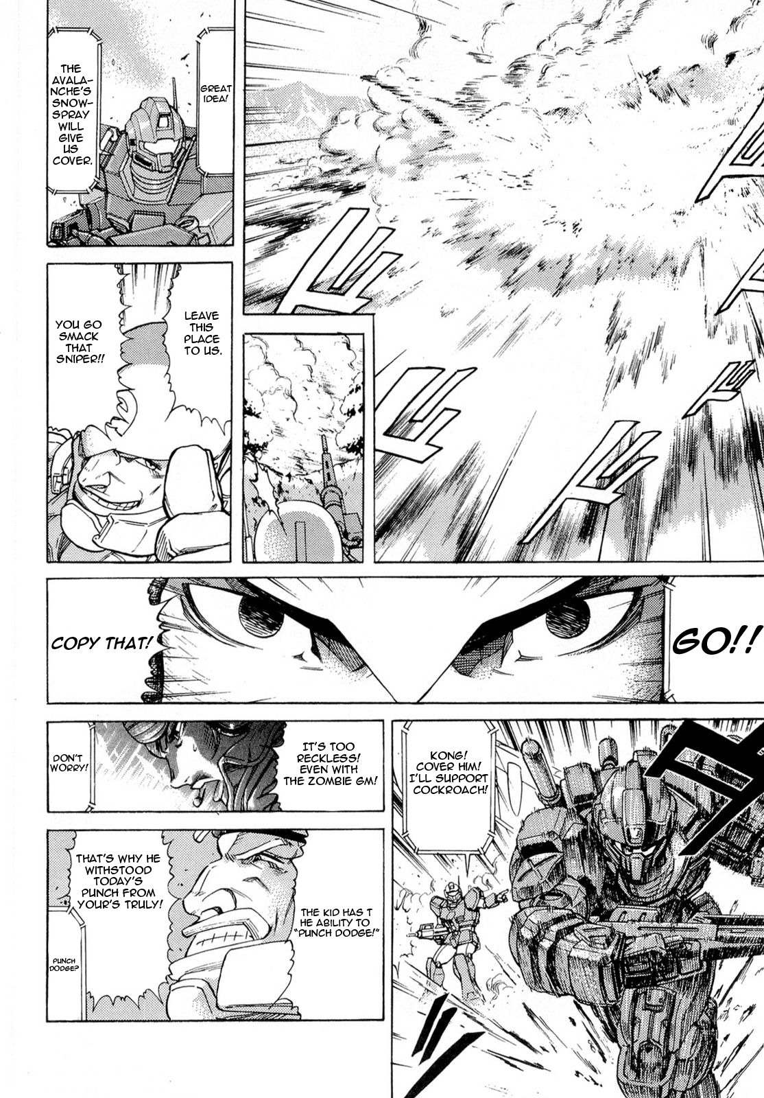 Kidou Senshi Gundam Aggai - Hokubei Oudan 2250 Mile Chapter 8.5 page 32 - Chapter 8.5: Mobile Suit Gundam: Target in Sight