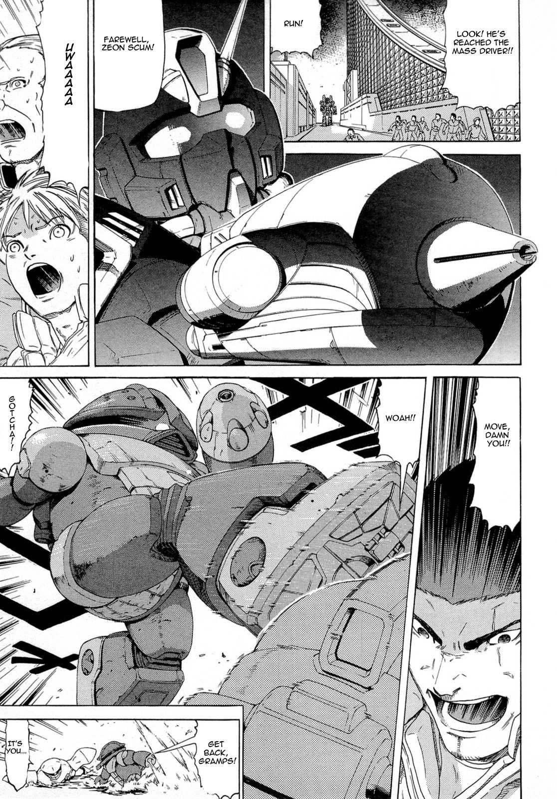Kidou Senshi Gundam Aggai - Hokubei Oudan 2250 Mile Chapter 8 page 11 - Chapter 8: Monster