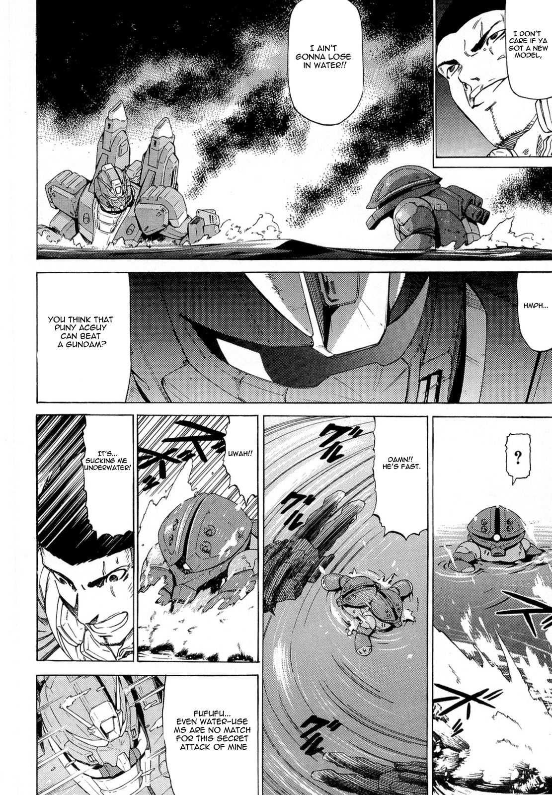 Kidou Senshi Gundam Aggai - Hokubei Oudan 2250 Mile Chapter 8 page 12 - Chapter 8: Monster