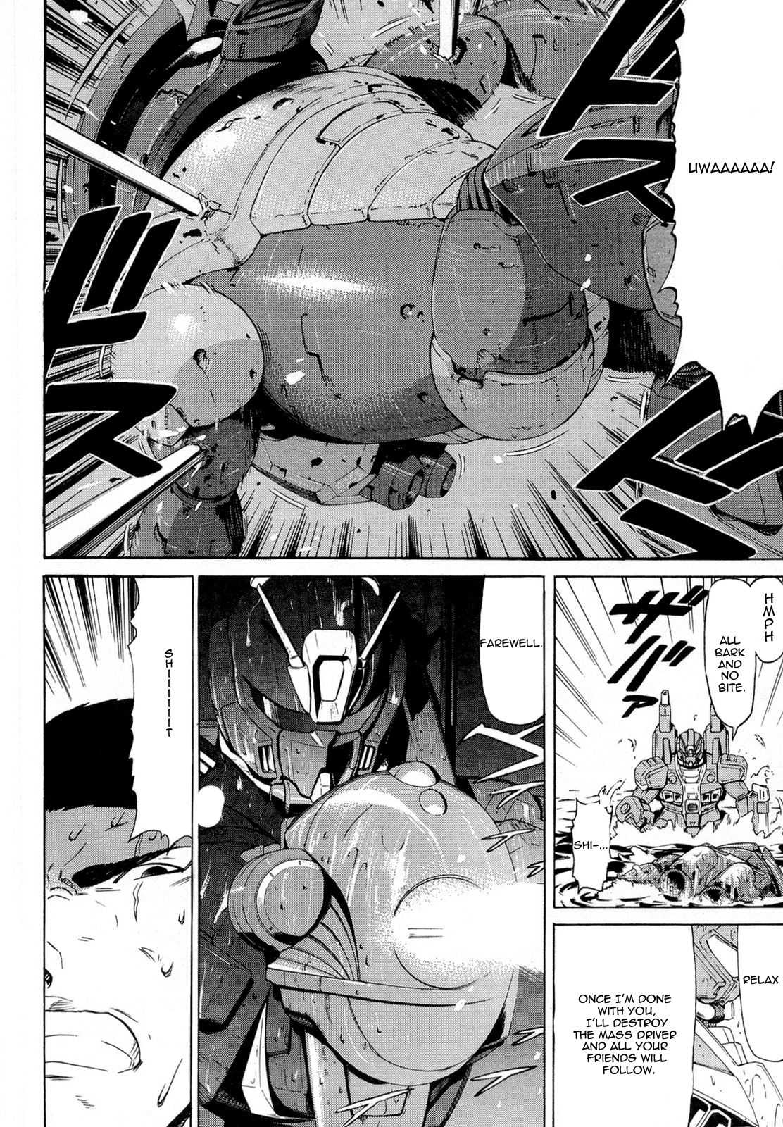 Kidou Senshi Gundam Aggai - Hokubei Oudan 2250 Mile Chapter 8 page 14 - Chapter 8: Monster