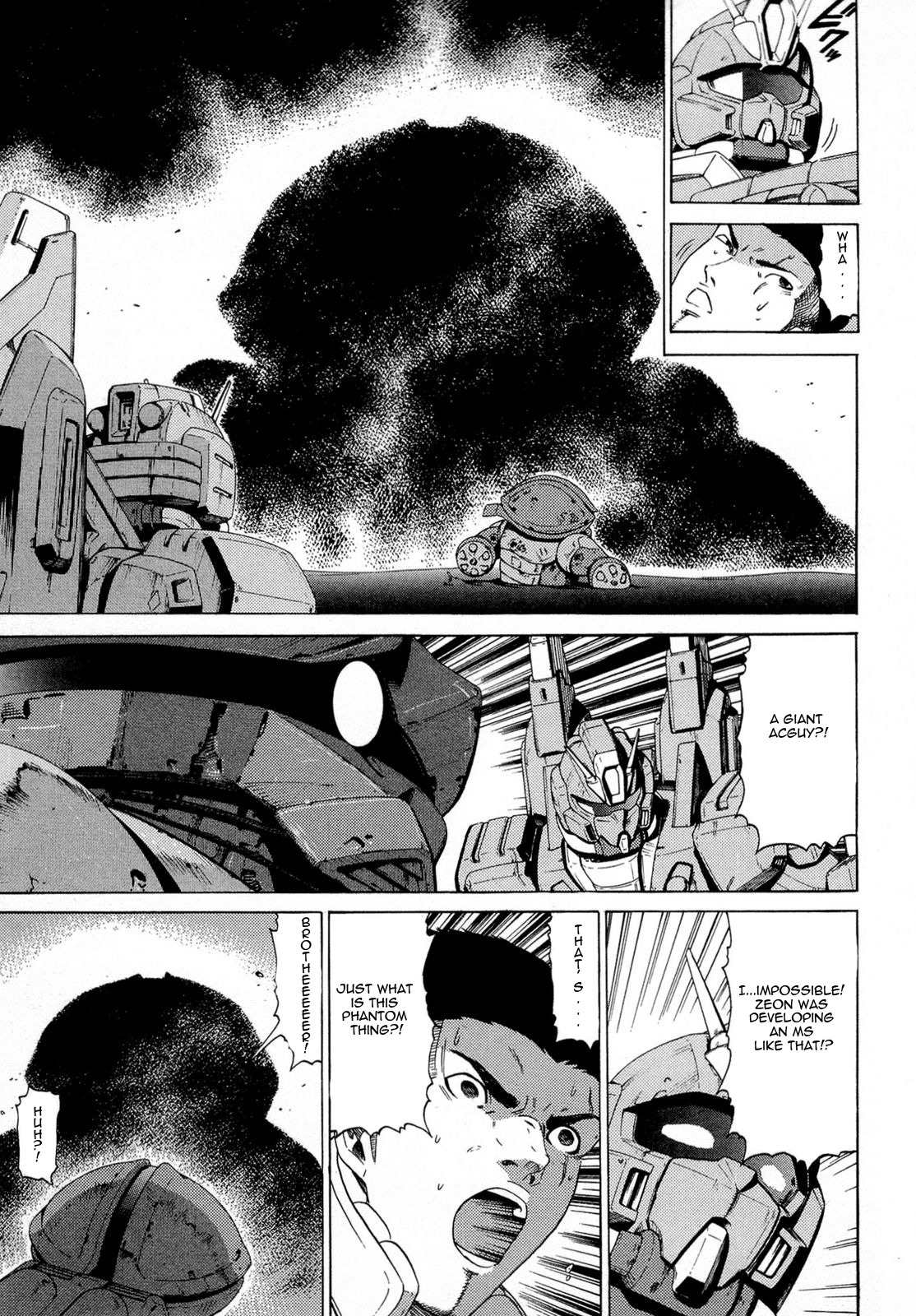 Kidou Senshi Gundam Aggai - Hokubei Oudan 2250 Mile Chapter 8 page 15 - Chapter 8: Monster