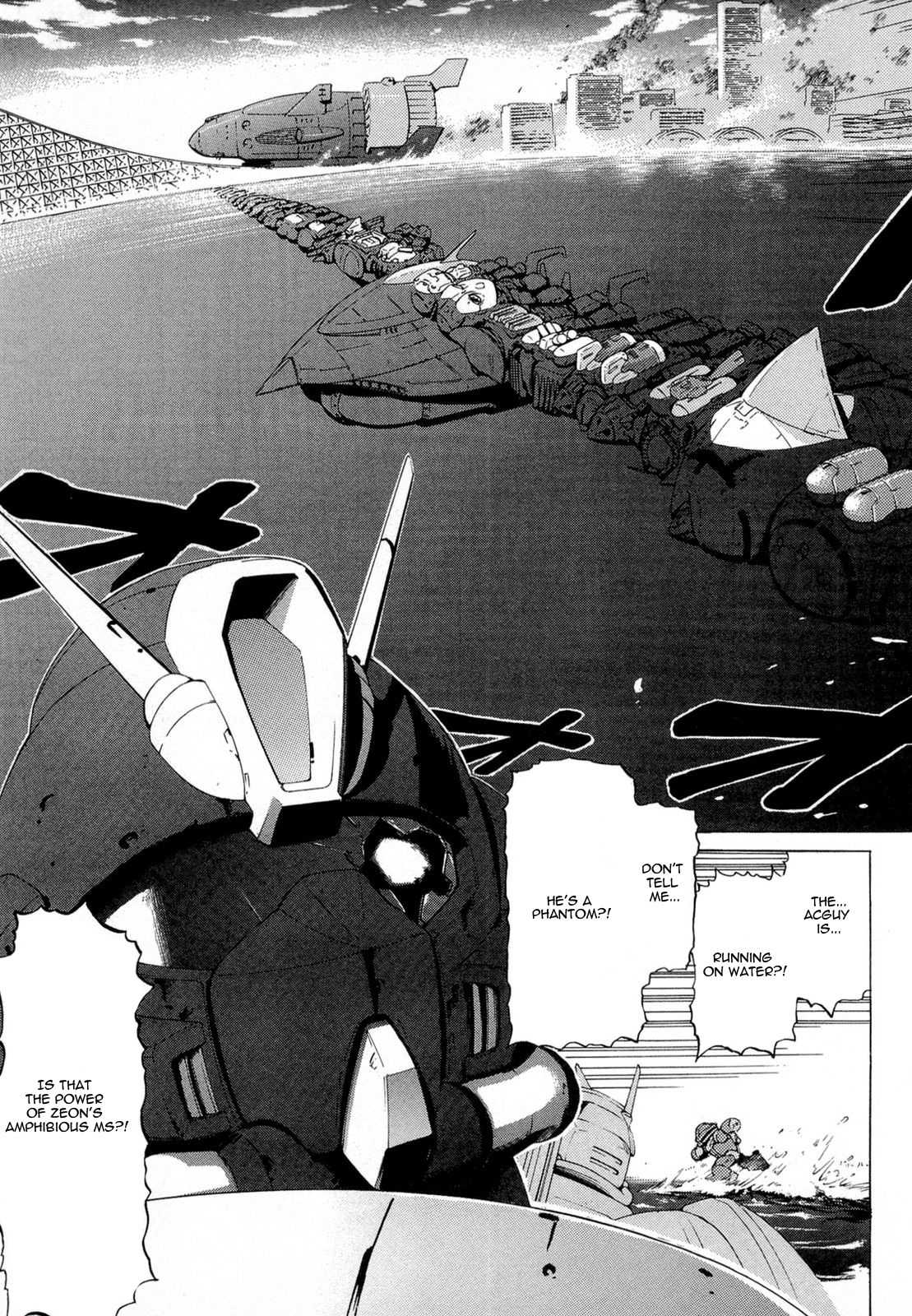 Kidou Senshi Gundam Aggai - Hokubei Oudan 2250 Mile Chapter 8 page 21 - Chapter 8: Monster