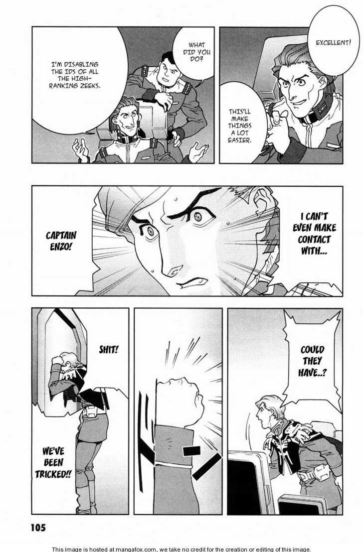 Kidou Senshi Gundam: C.D.A. Wakaki Suisei no Shouzou Chapter 15 page 105 - Chapter 15 : 15 Inauguration \ 16 Heartache \ 17 Escape \ 18 Emergency