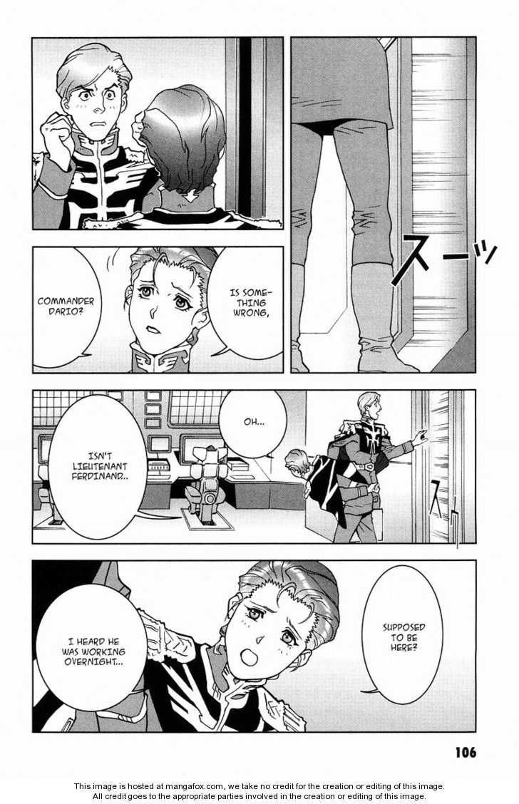 Kidou Senshi Gundam: C.D.A. Wakaki Suisei no Shouzou Chapter 15 page 106 - Chapter 15 : 15 Inauguration \ 16 Heartache \ 17 Escape \ 18 Emergency