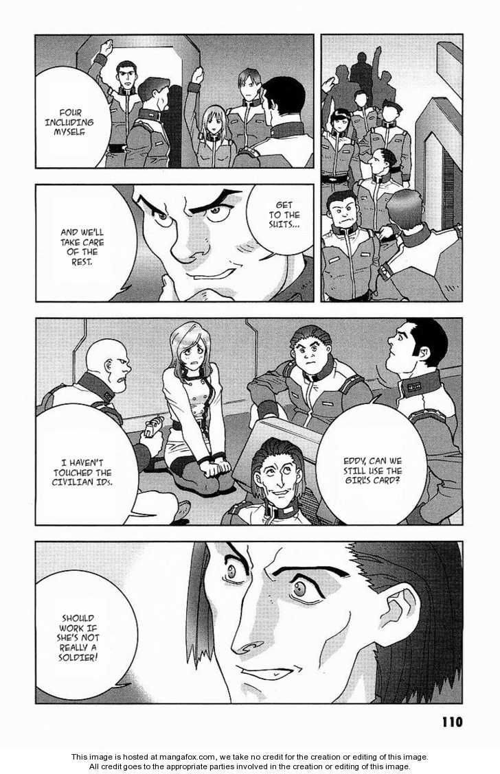 Kidou Senshi Gundam: C.D.A. Wakaki Suisei no Shouzou Chapter 15 page 110 - Chapter 15 : 15 Inauguration \ 16 Heartache \ 17 Escape \ 18 Emergency