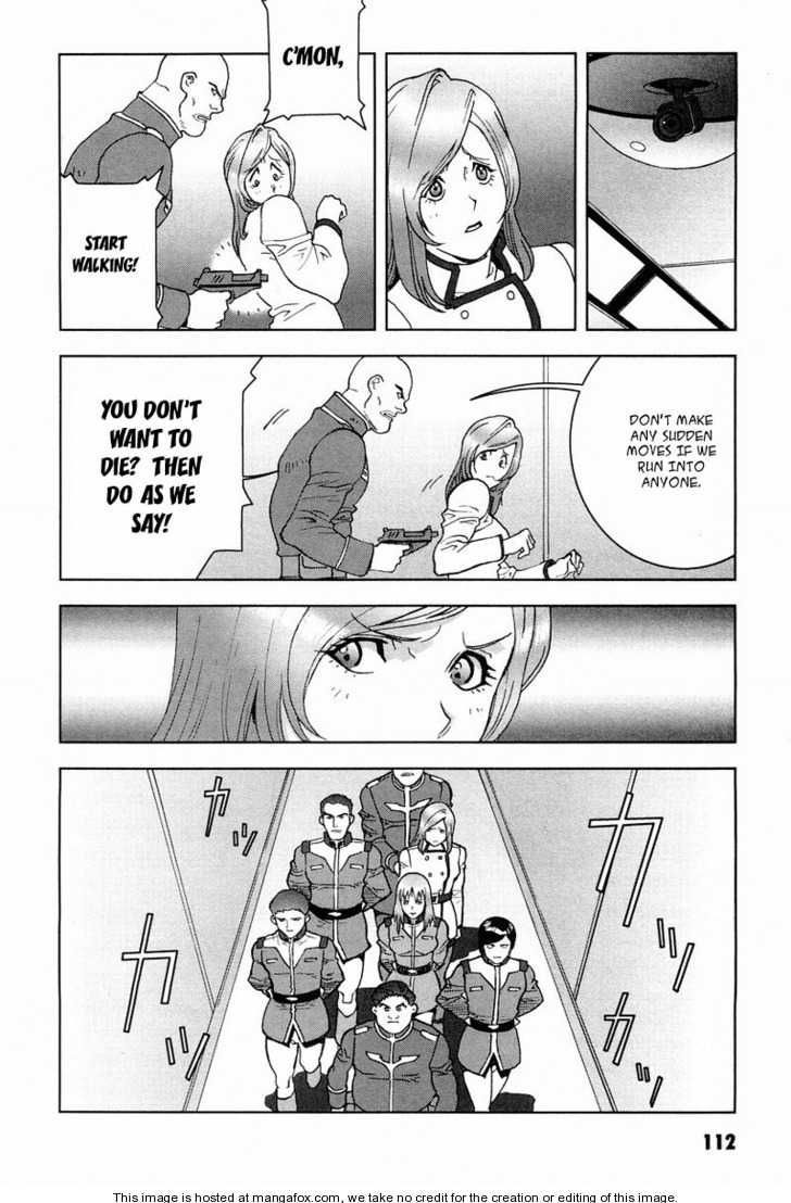 Kidou Senshi Gundam: C.D.A. Wakaki Suisei no Shouzou Chapter 15 page 112 - Chapter 15 : 15 Inauguration \ 16 Heartache \ 17 Escape \ 18 Emergency
