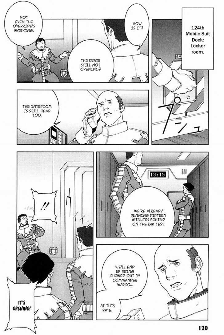 Kidou Senshi Gundam: C.D.A. Wakaki Suisei no Shouzou Chapter 15 page 119 - Chapter 15 : 15 Inauguration \ 16 Heartache \ 17 Escape \ 18 Emergency