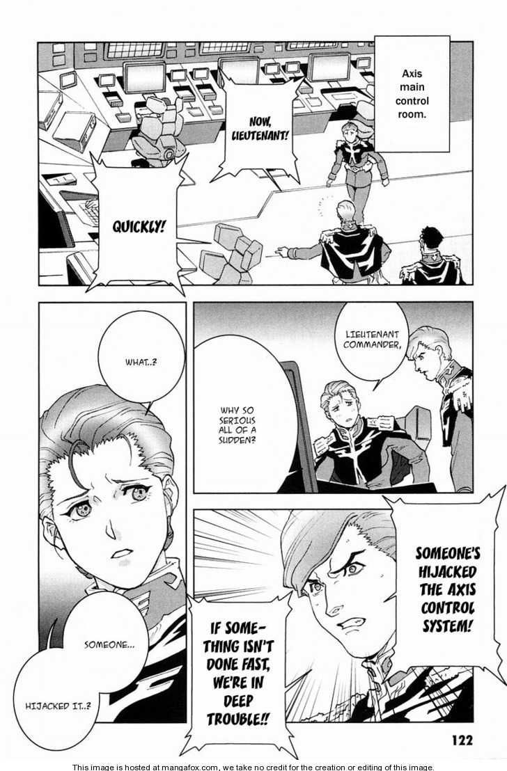 Kidou Senshi Gundam: C.D.A. Wakaki Suisei no Shouzou Chapter 15 page 121 - Chapter 15 : 15 Inauguration \ 16 Heartache \ 17 Escape \ 18 Emergency