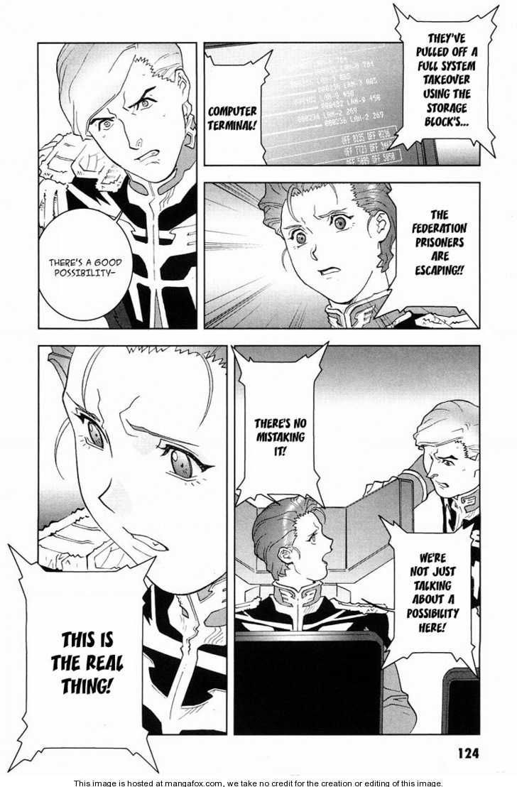 Kidou Senshi Gundam: C.D.A. Wakaki Suisei no Shouzou Chapter 15 page 123 - Chapter 15 : 15 Inauguration \ 16 Heartache \ 17 Escape \ 18 Emergency