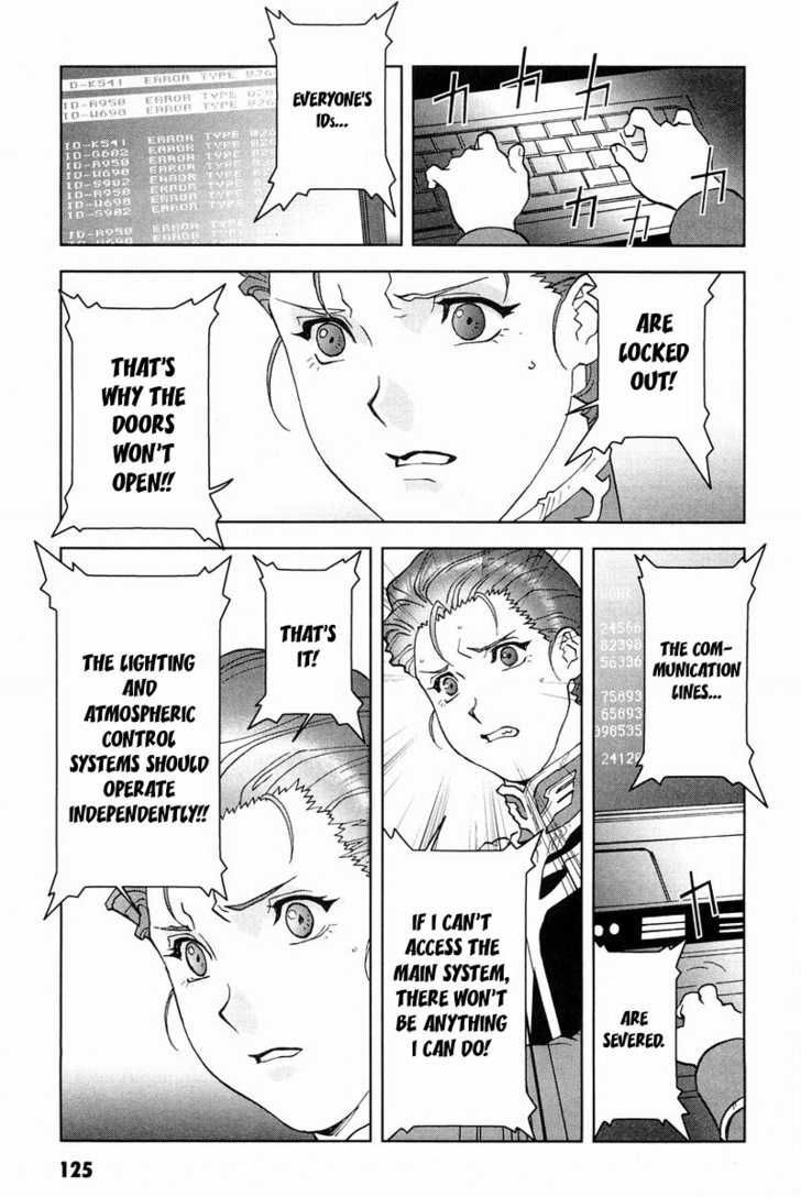 Kidou Senshi Gundam: C.D.A. Wakaki Suisei no Shouzou Chapter 15 page 124 - Chapter 15 : 15 Inauguration \ 16 Heartache \ 17 Escape \ 18 Emergency