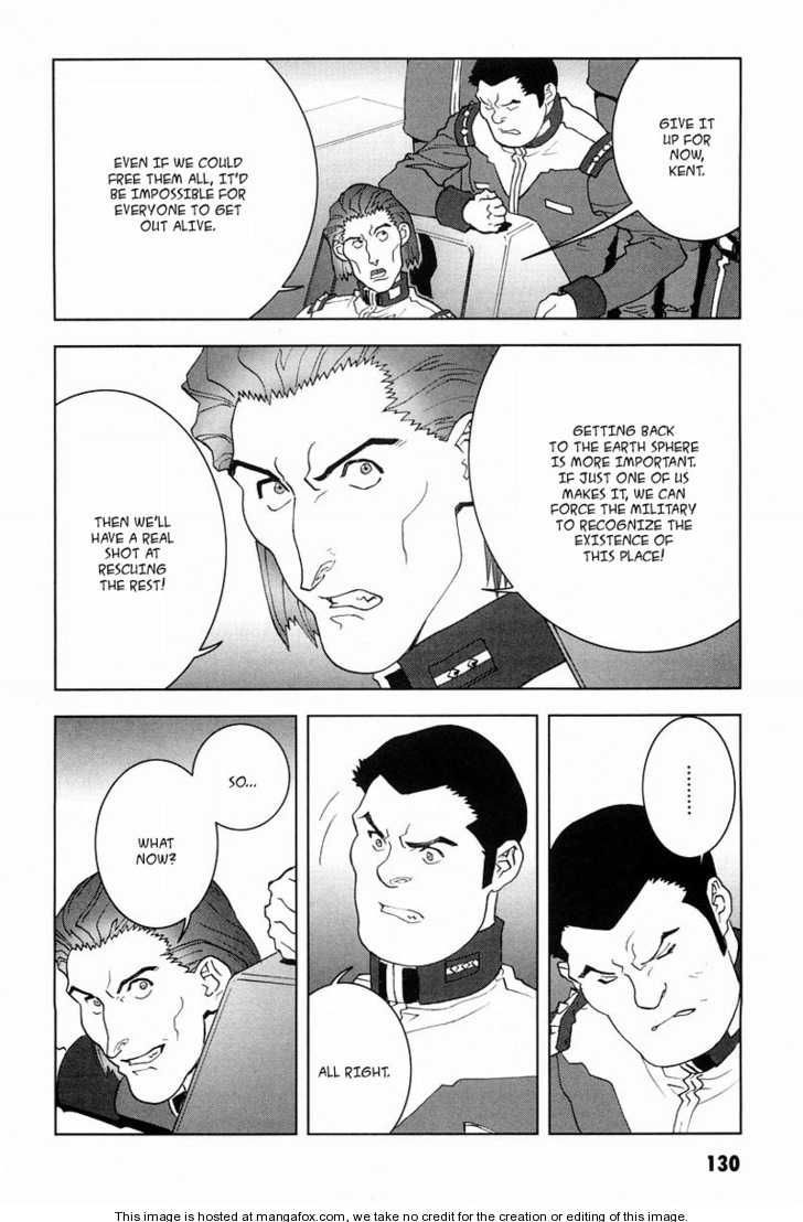 Kidou Senshi Gundam: C.D.A. Wakaki Suisei no Shouzou Chapter 15 page 129 - Chapter 15 : 15 Inauguration \ 16 Heartache \ 17 Escape \ 18 Emergency