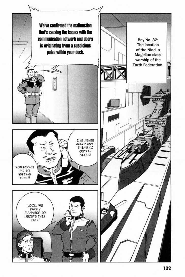 Kidou Senshi Gundam: C.D.A. Wakaki Suisei no Shouzou Chapter 15 page 131 - Chapter 15 : 15 Inauguration \ 16 Heartache \ 17 Escape \ 18 Emergency