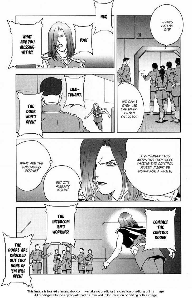Kidou Senshi Gundam: C.D.A. Wakaki Suisei no Shouzou Chapter 15 page 134 - Chapter 15 : 15 Inauguration \ 16 Heartache \ 17 Escape \ 18 Emergency