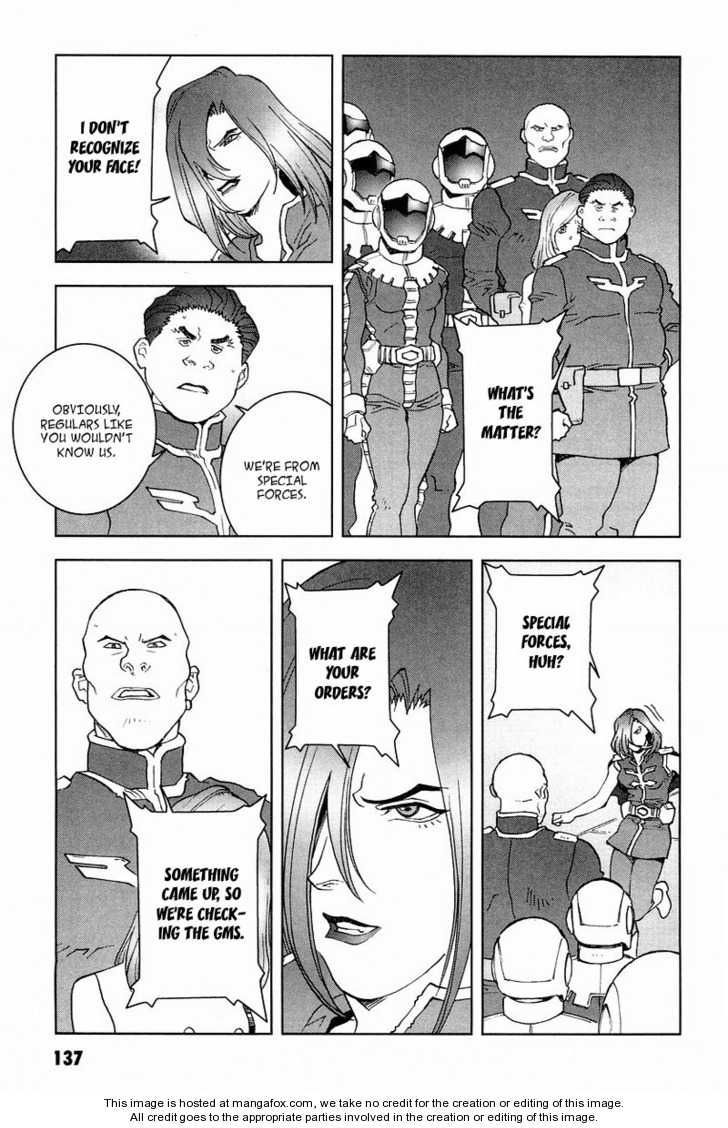 Kidou Senshi Gundam: C.D.A. Wakaki Suisei no Shouzou Chapter 15 page 136 - Chapter 15 : 15 Inauguration \ 16 Heartache \ 17 Escape \ 18 Emergency