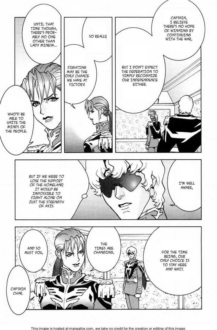 Kidou Senshi Gundam: C.D.A. Wakaki Suisei no Shouzou Chapter 15 page 22 - Chapter 15 : 15 Inauguration \ 16 Heartache \ 17 Escape \ 18 Emergency