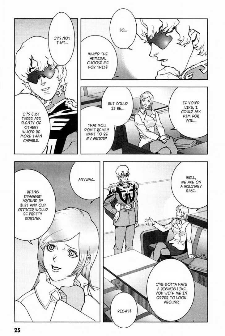 Kidou Senshi Gundam: C.D.A. Wakaki Suisei no Shouzou Chapter 15 page 26 - Chapter 15 : 15 Inauguration \ 16 Heartache \ 17 Escape \ 18 Emergency