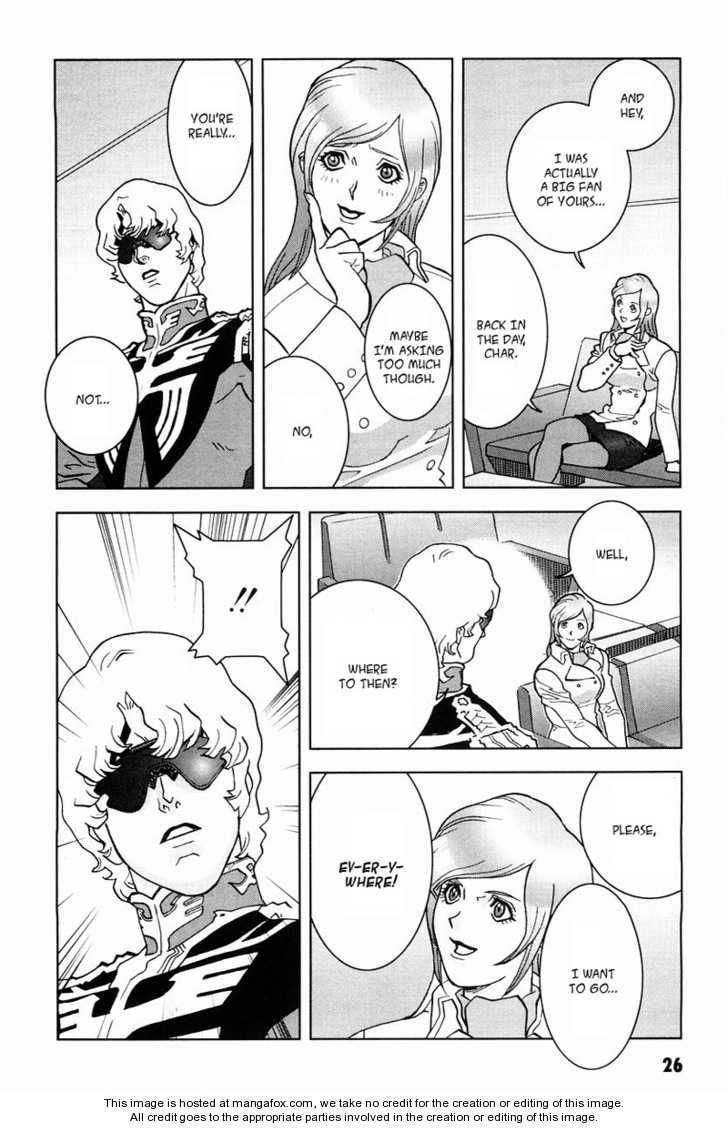 Kidou Senshi Gundam: C.D.A. Wakaki Suisei no Shouzou Chapter 15 page 27 - Chapter 15 : 15 Inauguration \ 16 Heartache \ 17 Escape \ 18 Emergency