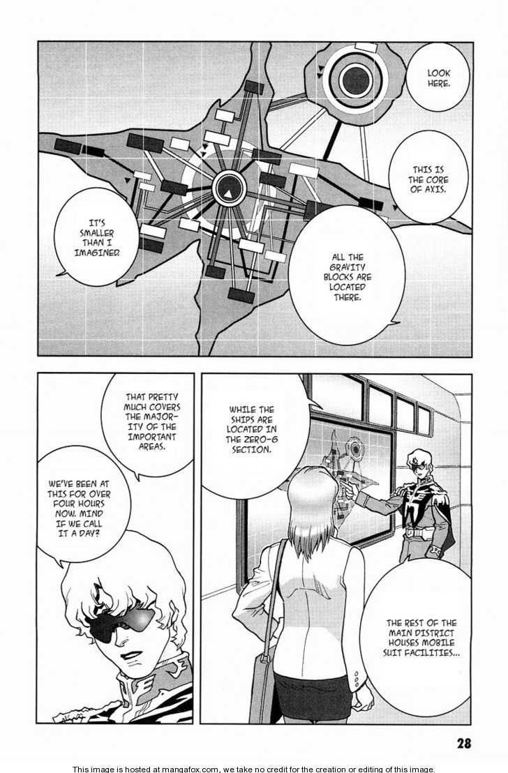 Kidou Senshi Gundam: C.D.A. Wakaki Suisei no Shouzou Chapter 15 page 29 - Chapter 15 : 15 Inauguration \ 16 Heartache \ 17 Escape \ 18 Emergency