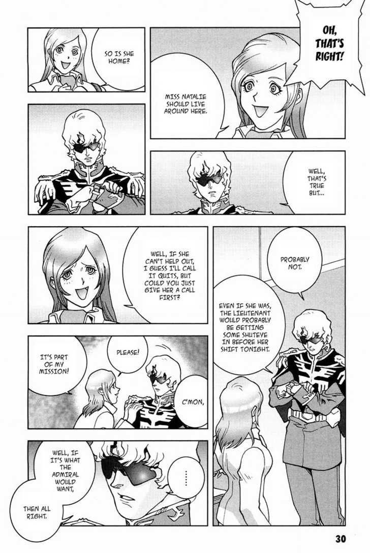 Kidou Senshi Gundam: C.D.A. Wakaki Suisei no Shouzou Chapter 15 page 31 - Chapter 15 : 15 Inauguration \ 16 Heartache \ 17 Escape \ 18 Emergency